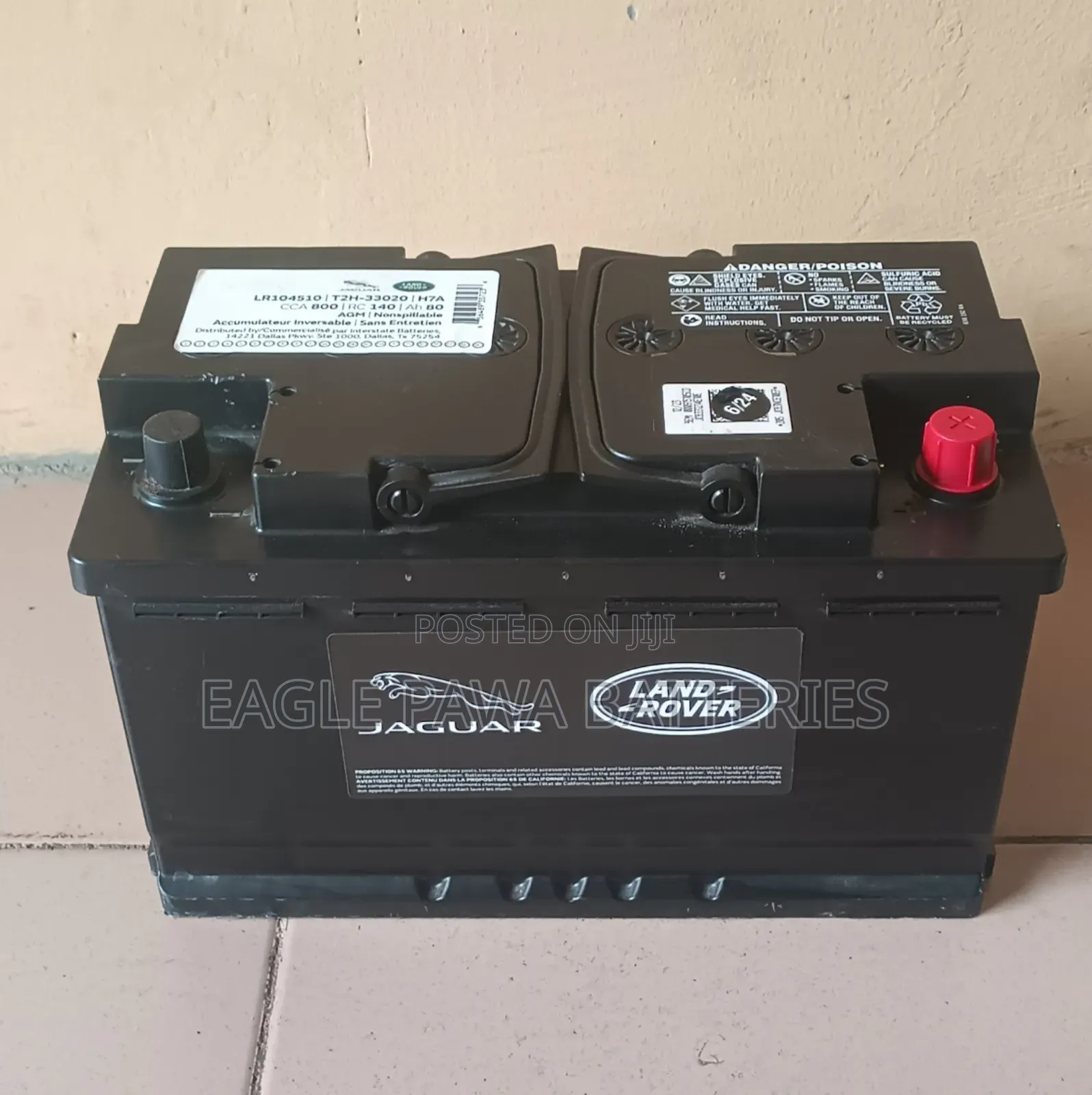 Land Rover Agm Battery 80ah