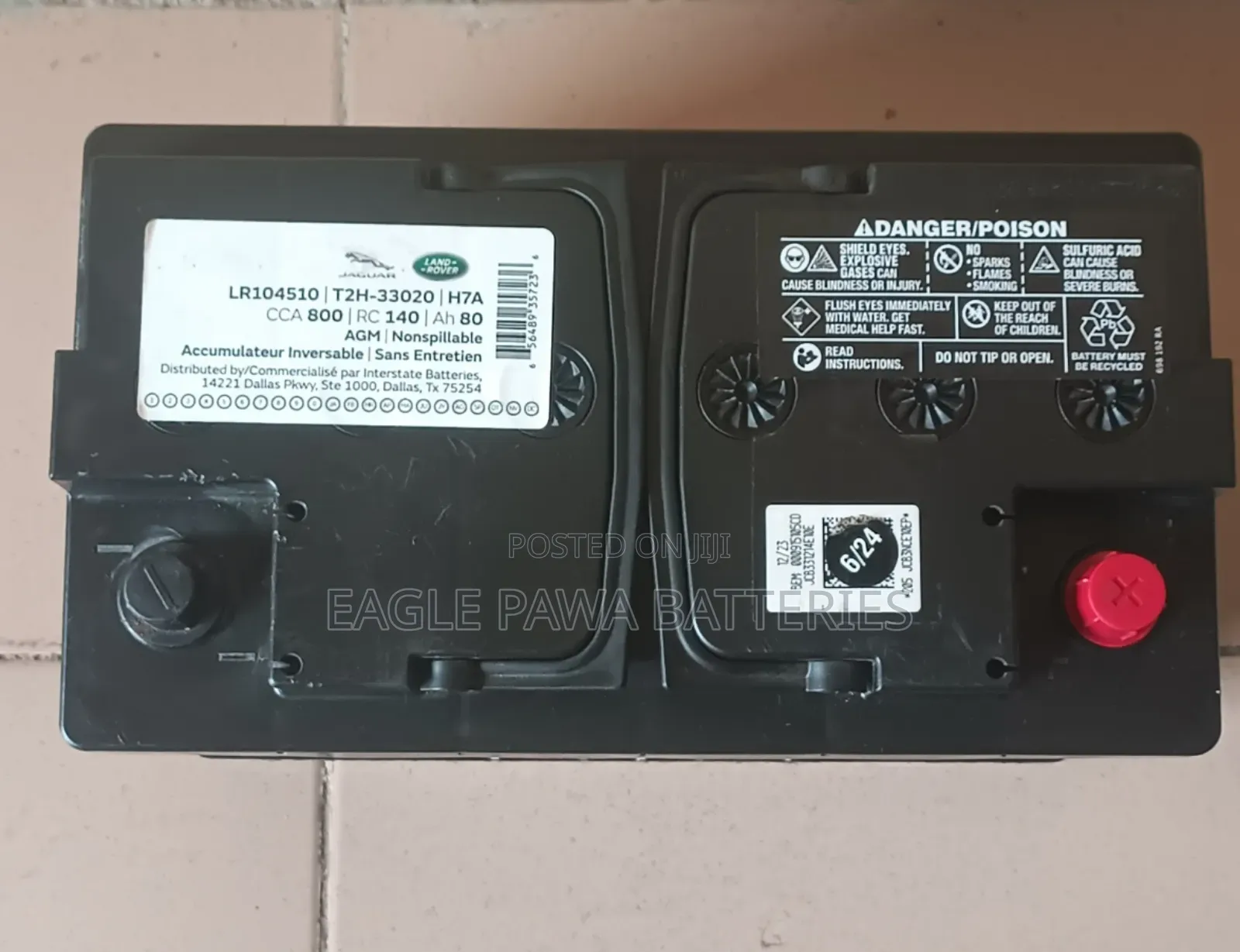Land Rover Agm Battery 80ah