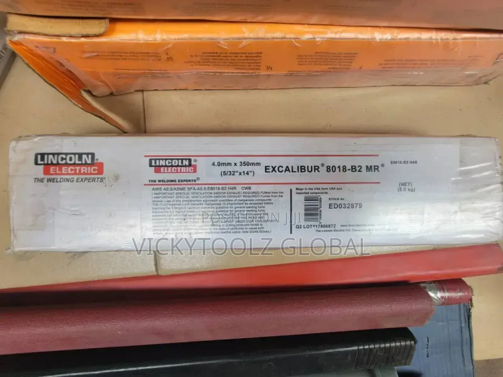 Lincoln Electric Welding Electrode Excalibur 8018-B2 Mr