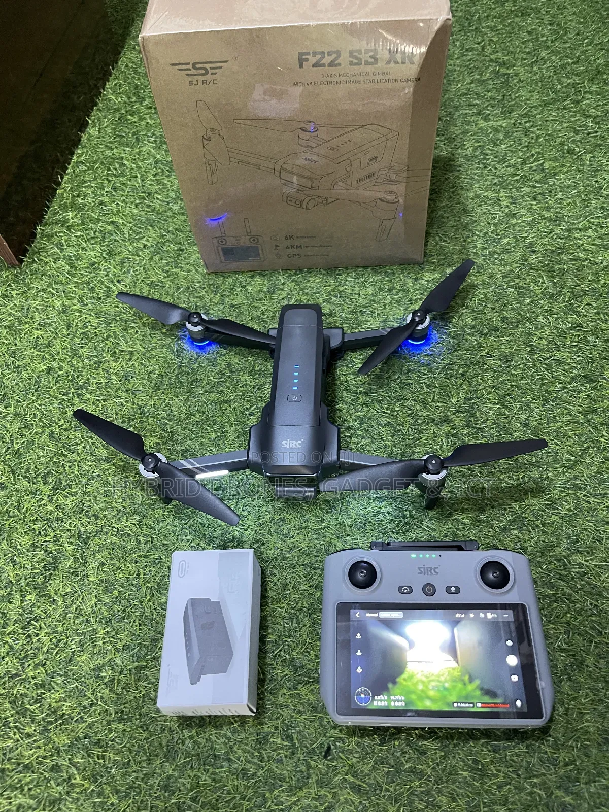 6km Professional GPS Drone F22s S3 Smart Screen Remote