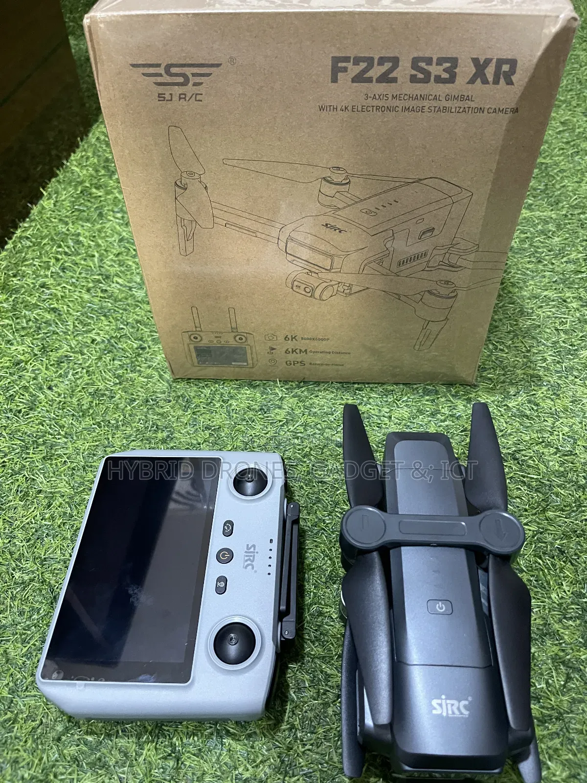 Smart Screen Display 6km Professional Drone + Extra Battery