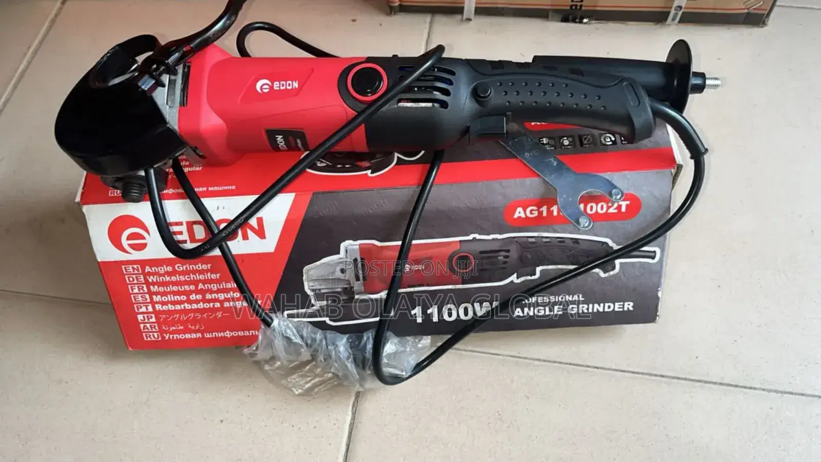 Edon Angle Grinder Ag 115-1002t – 1100w Heavy Duty