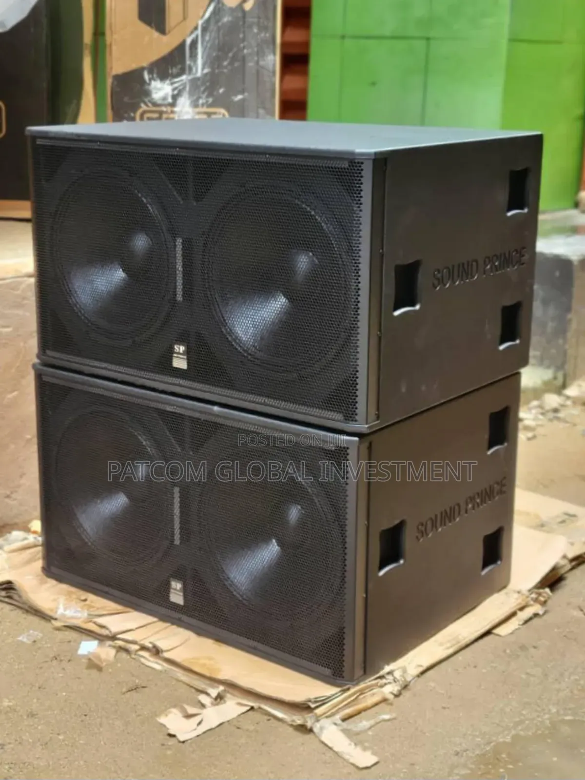 Sound Prince Double Sub- Woofer Sp 328