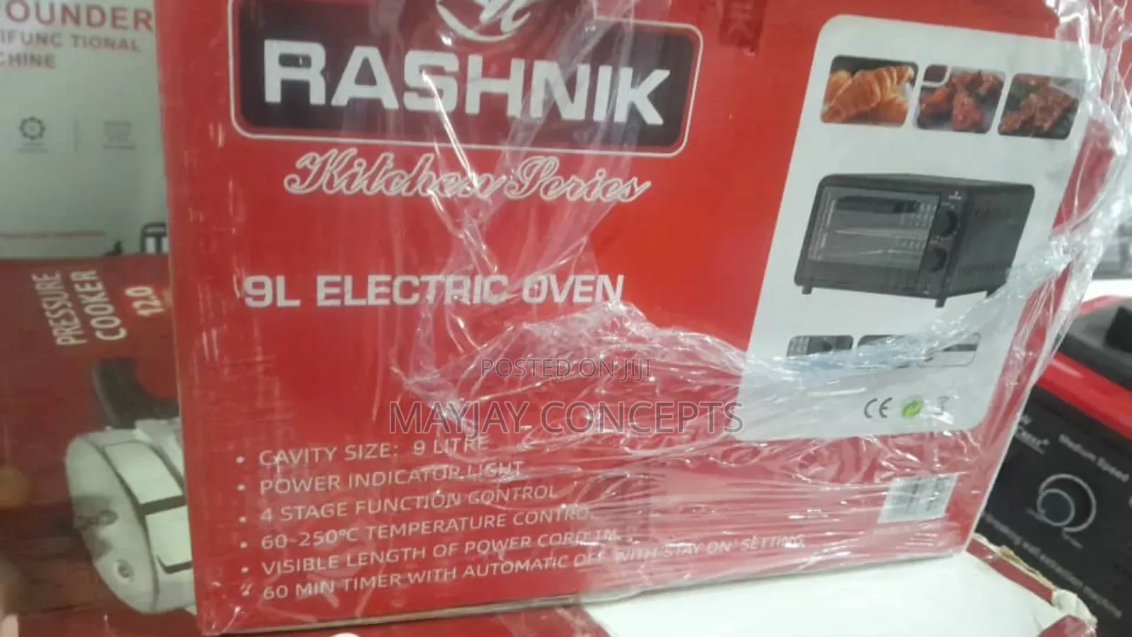 Rashnik 9l Electric Oven-Cook,Bake and Grill