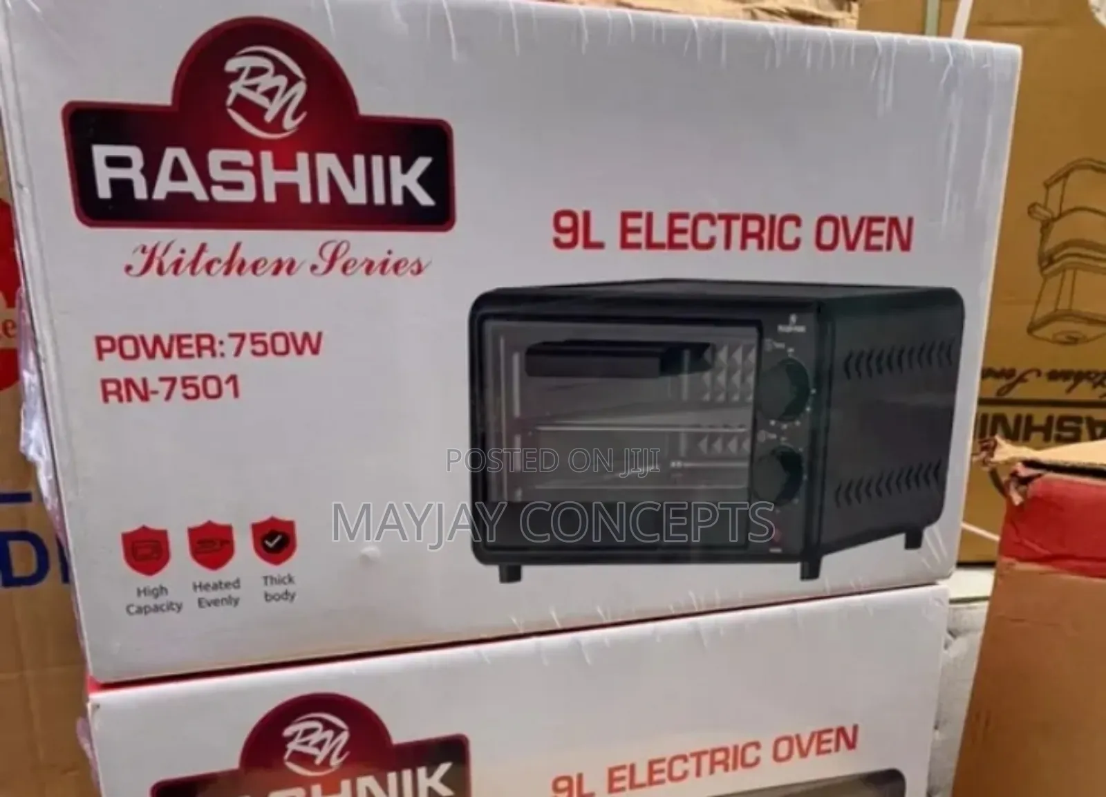 Rashnik 9l Electric Oven-Cook,Bake and Grill