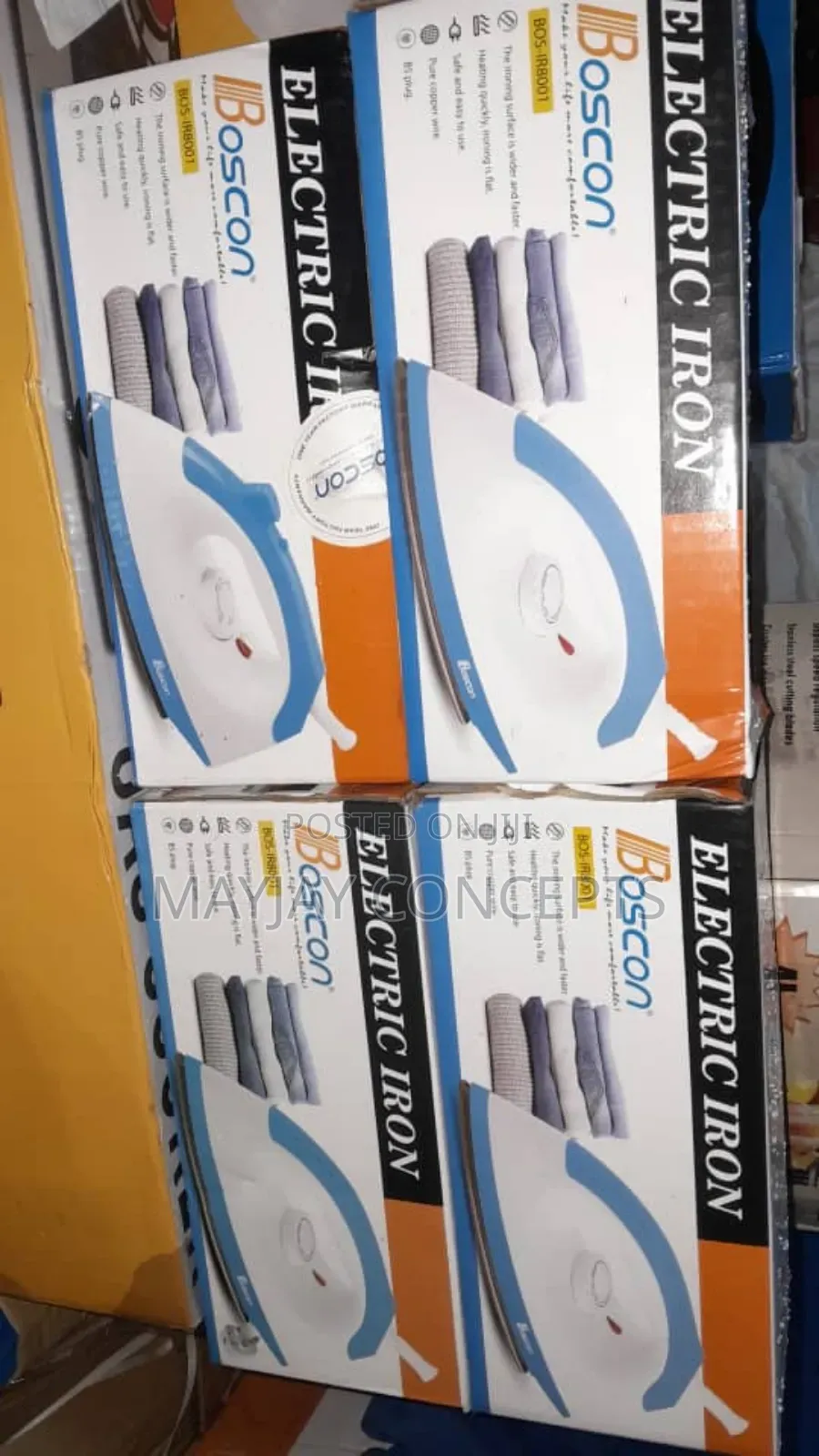 Boscon 300watts Solar Iron-low Consumption For Solar And Electricity