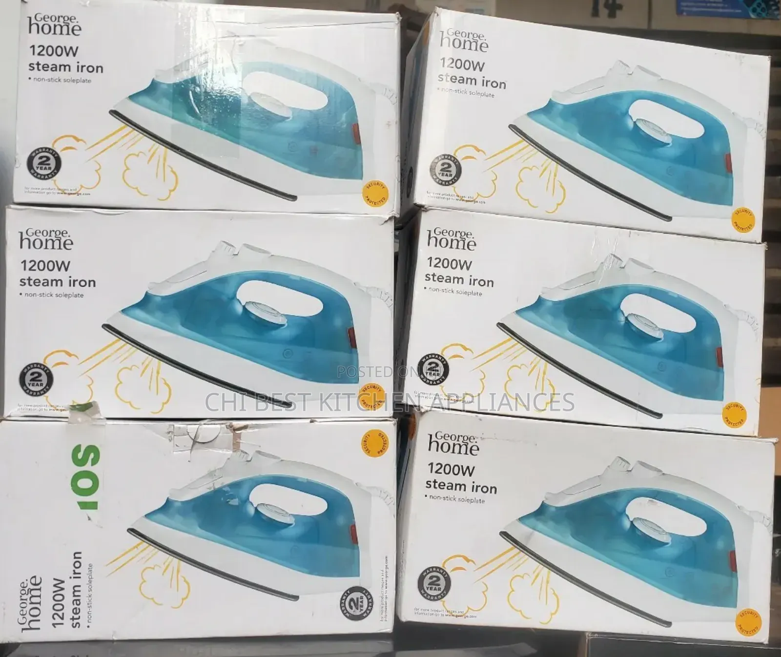 George Home 1200w Travel Steam Iron