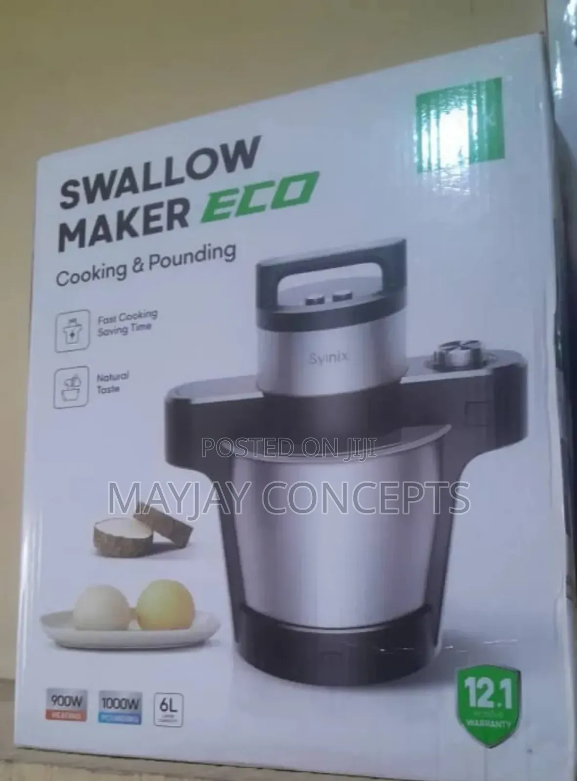 Syinix 6l Swallow Maker-Cooking and Pounding(All-in-One) Copper Coil