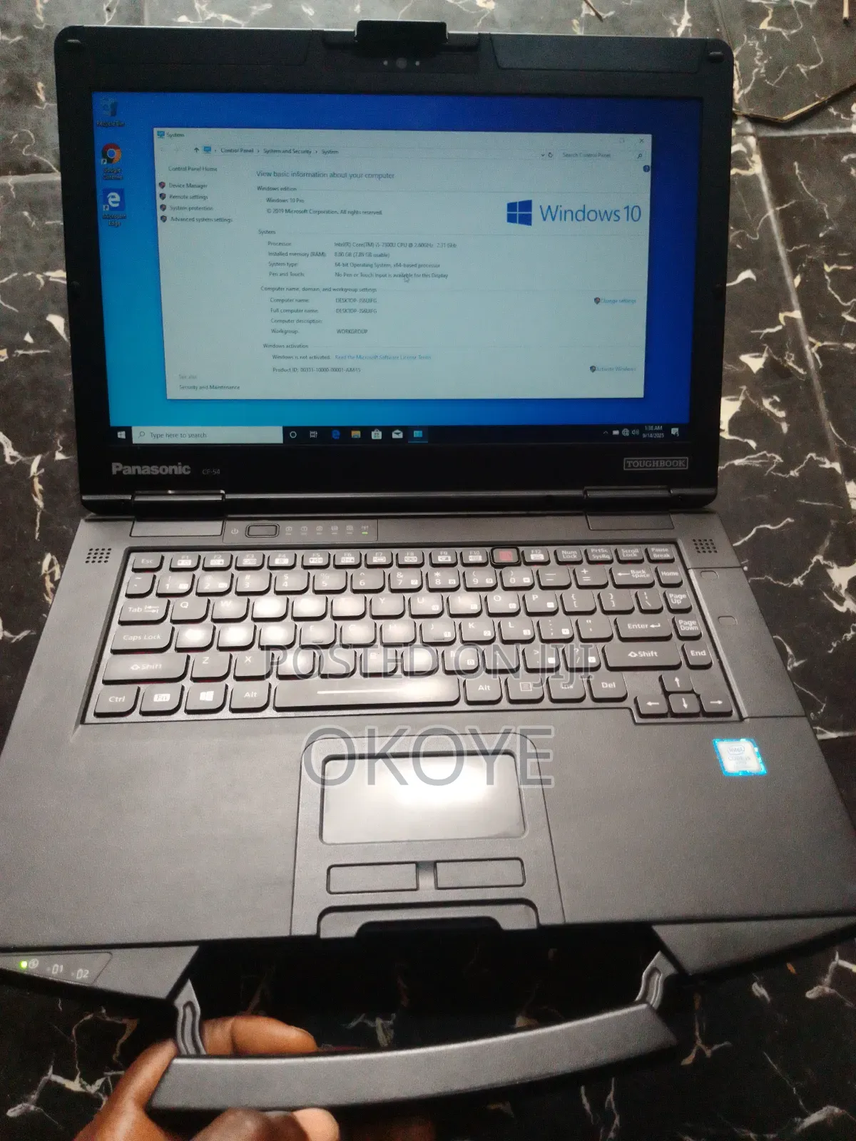 Laptop Panasonic Toughbook CF-54 8GB Intel Core i5 SSD 512GB