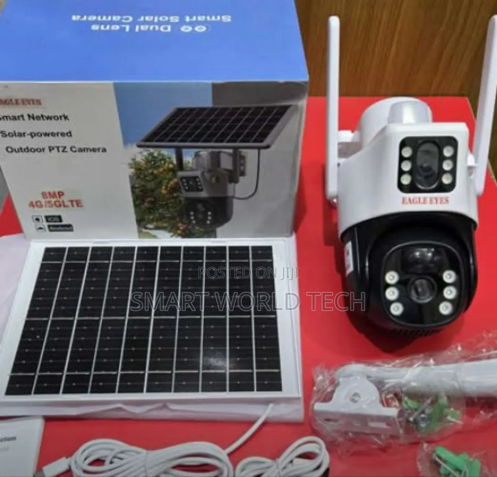 Dual Lens Outdoor PTZ Camera With 4g