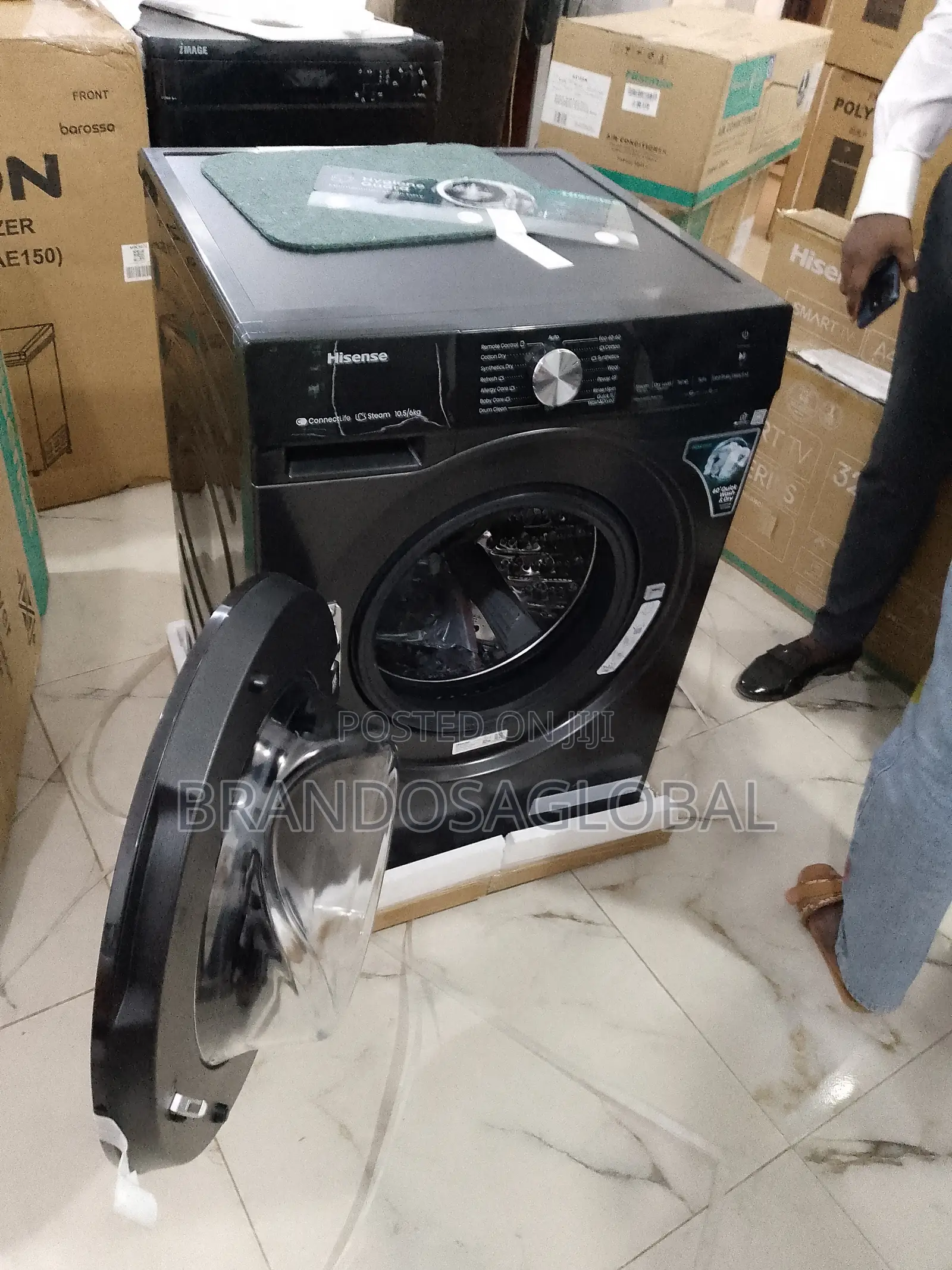 Hisense Combo Washer‐Dryer Wd3s1043bt 10.5/6kg – New Direct From