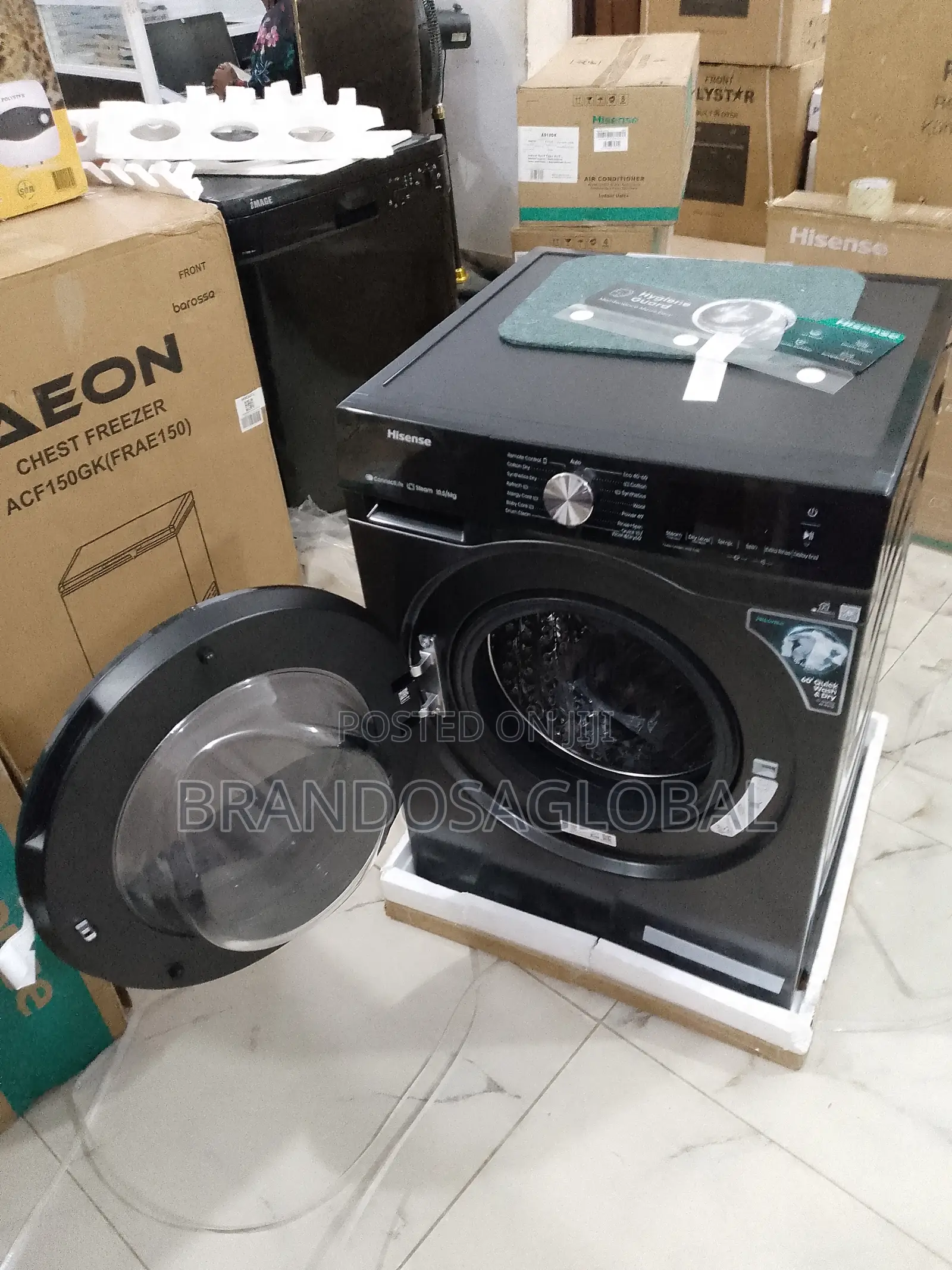 Hisense Wash Dry 10.5/6kg – Wd3s1043bt – Modern Home Use