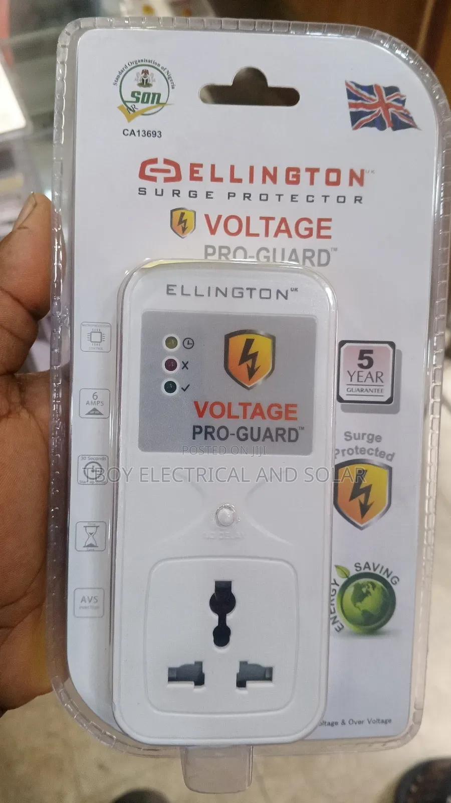 Ellington Voltage Guide
