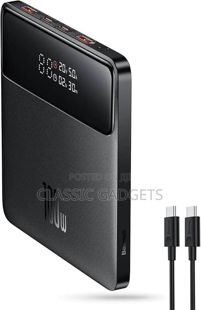Baseus Blade High Power Digital Display Power Bank 20000mah 100w