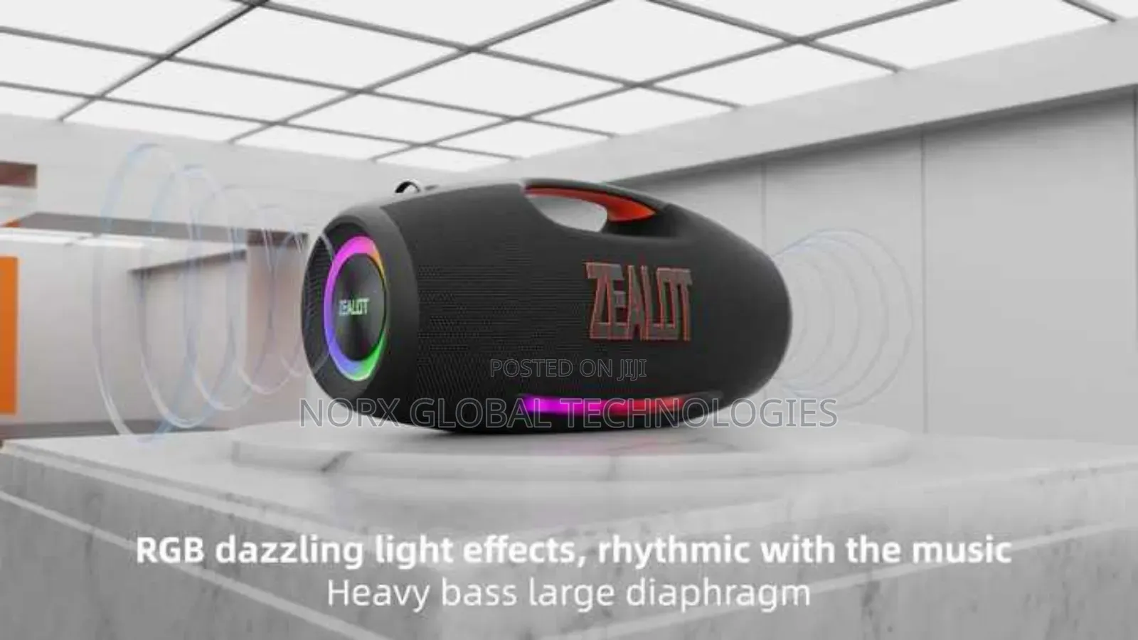 Zealot S89 250w Bluetooth Speaker With 48000mah Battery