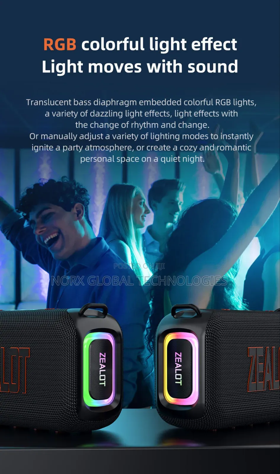 Zealot S85m 50w Portable Speaker