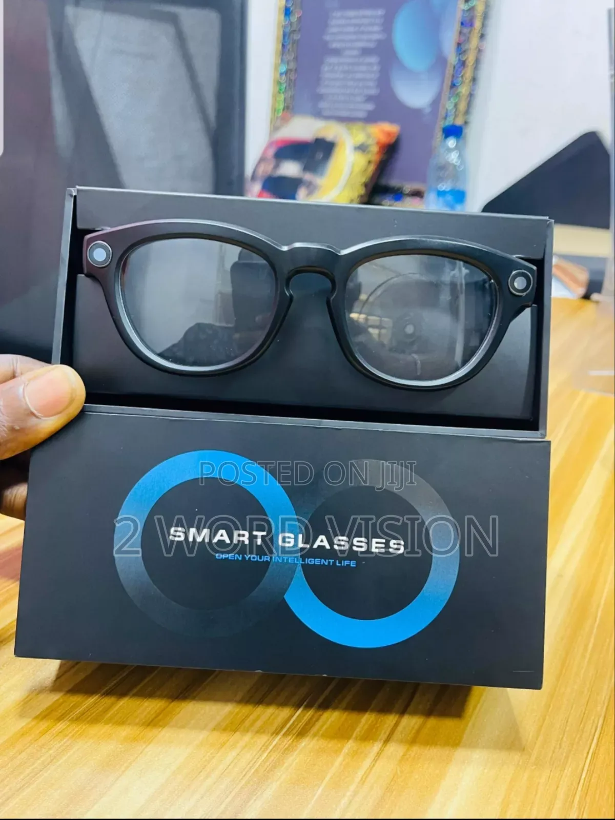 Gs380 Smart Glasses With Camera Flashlight Take Photo Video Recording