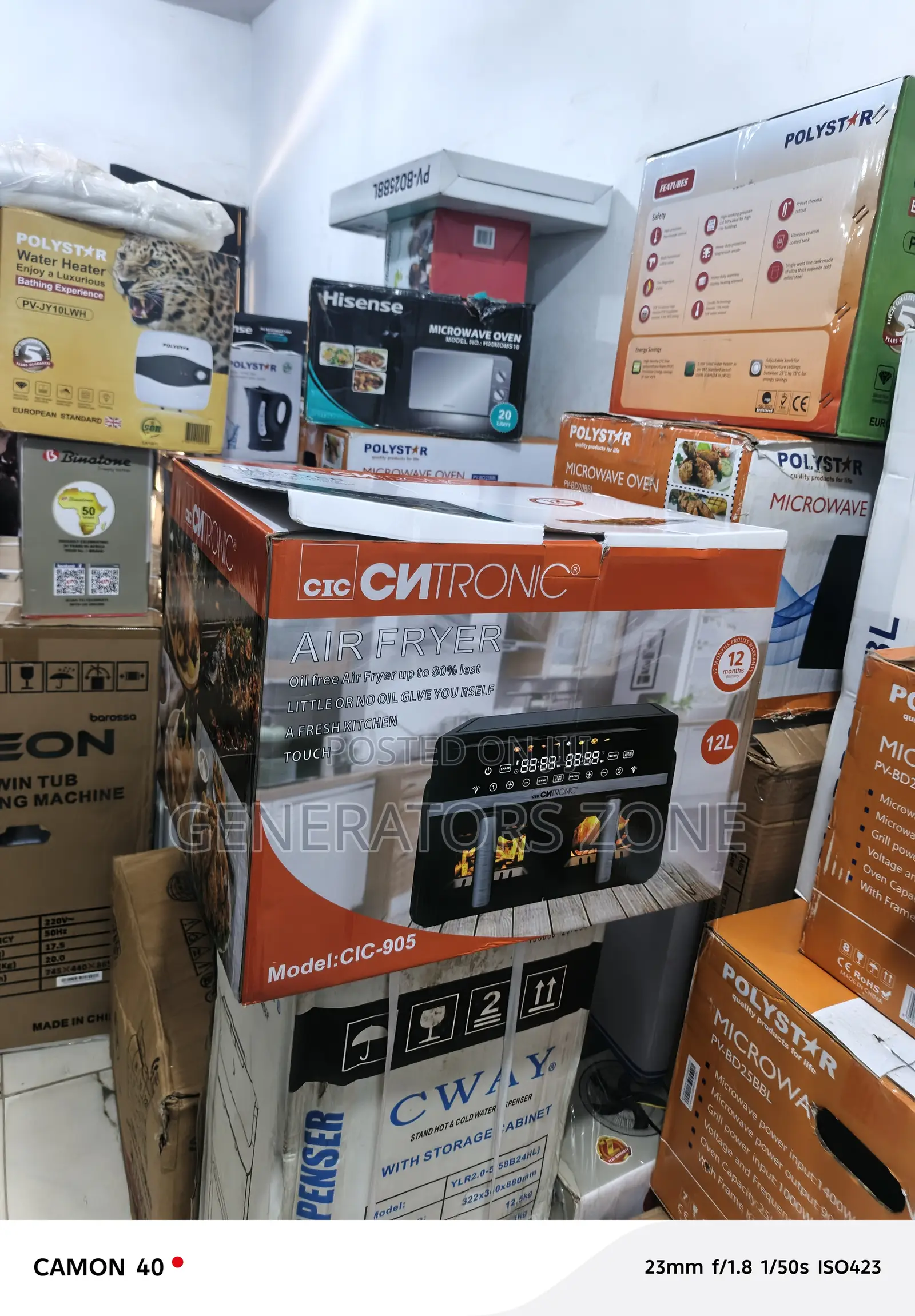 Cntronic Cic-905 12l Smart Airfryer Oven