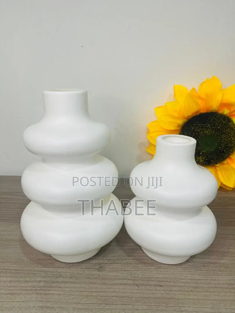 Ring Nordic Vase Plastic Replica- Set of 2