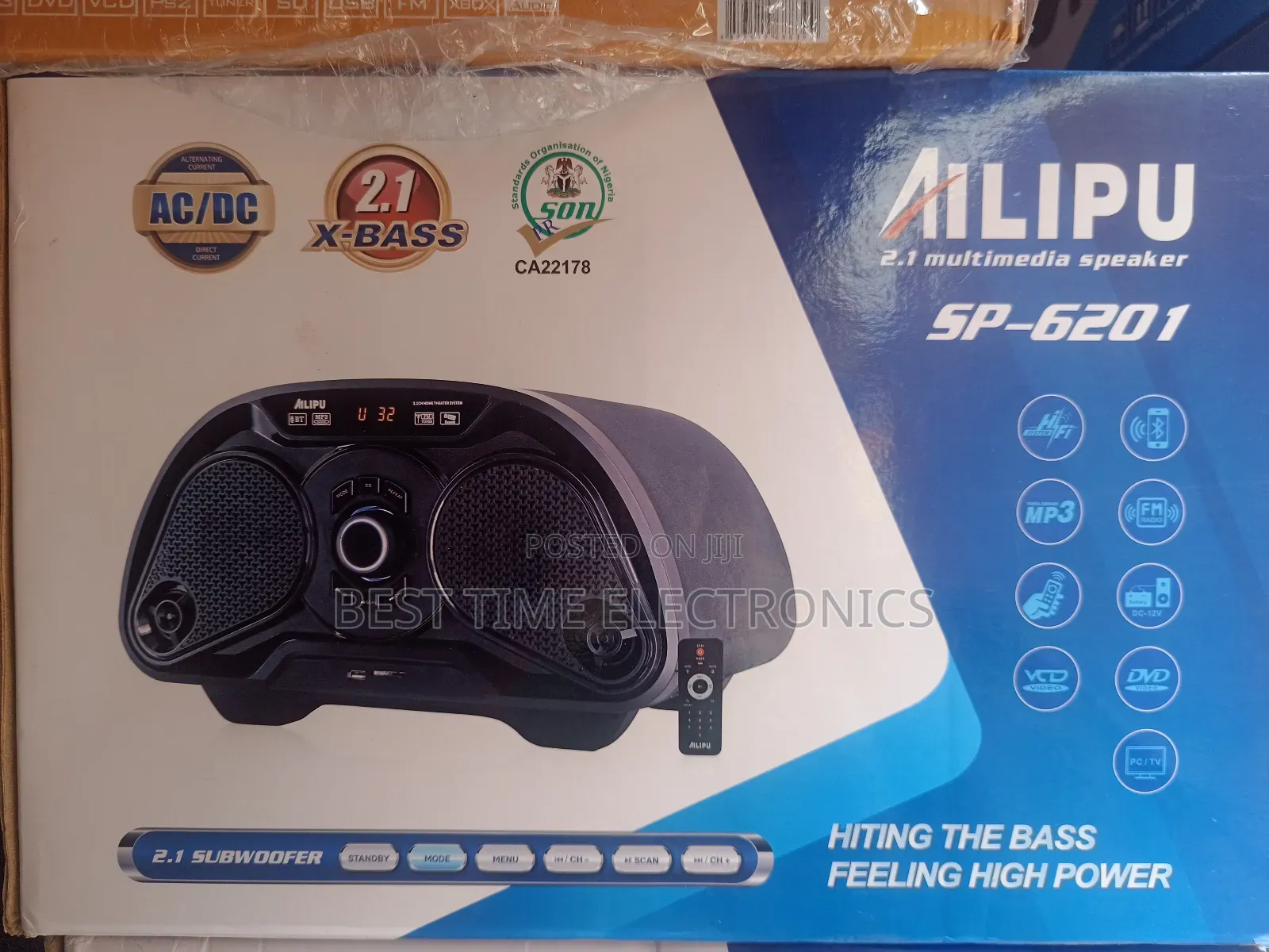 Ailipu 2.1 Multimedia Speaker (Sp-6201)