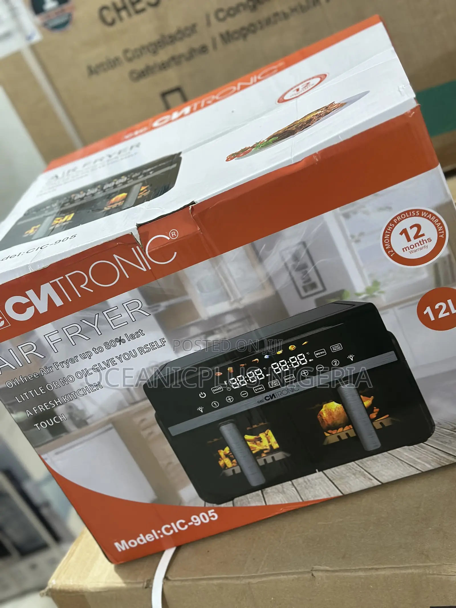 Easy Cooking Cic Cntronic 12l Air Fryer