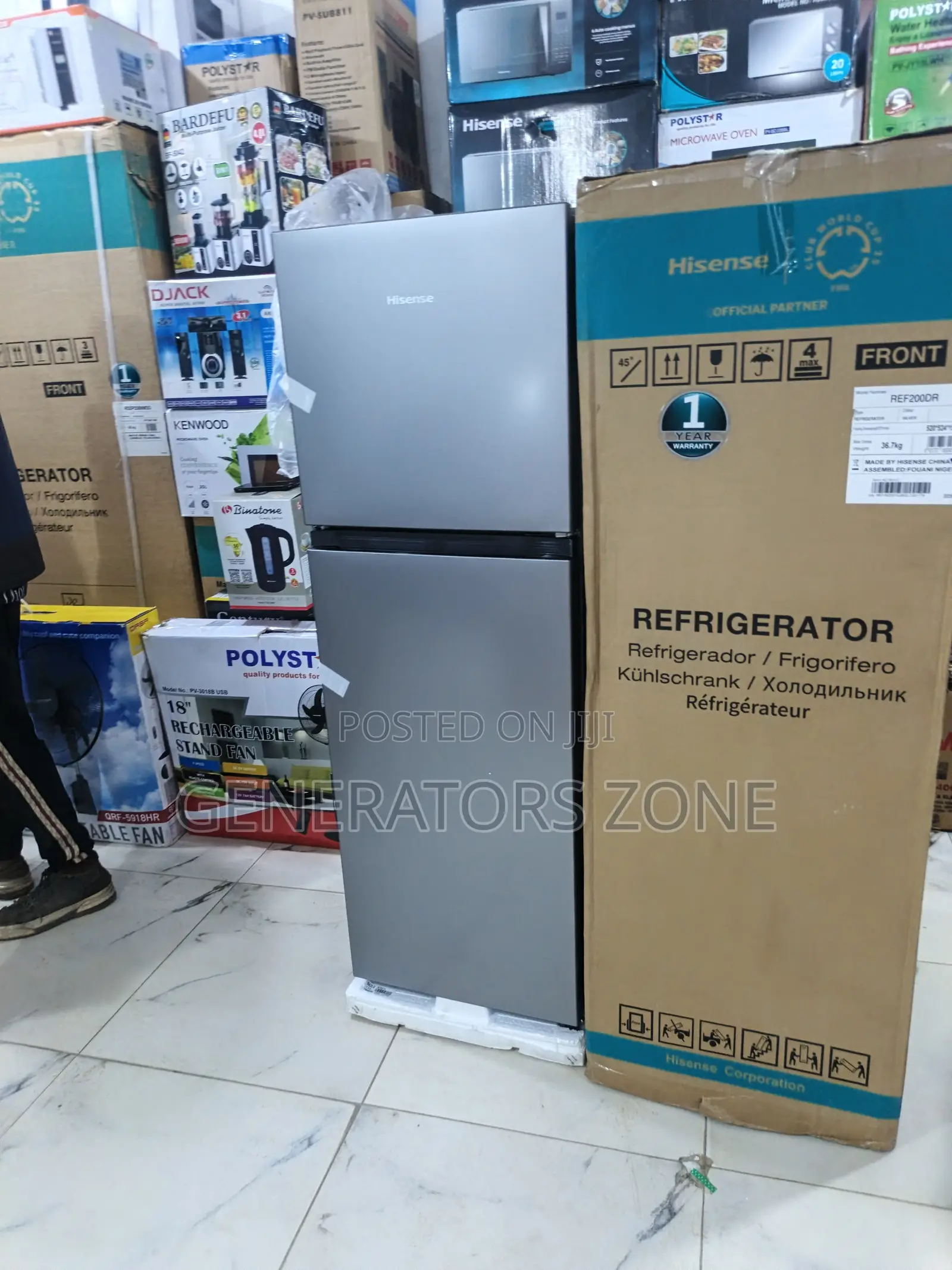 Hisense Double Door Fridge 200dr 154l – Chill Freeze
