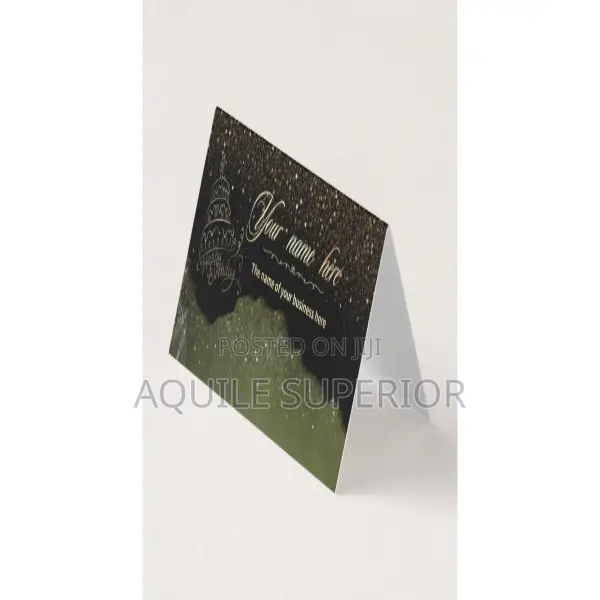 Tent Card Branding For Season Greetings