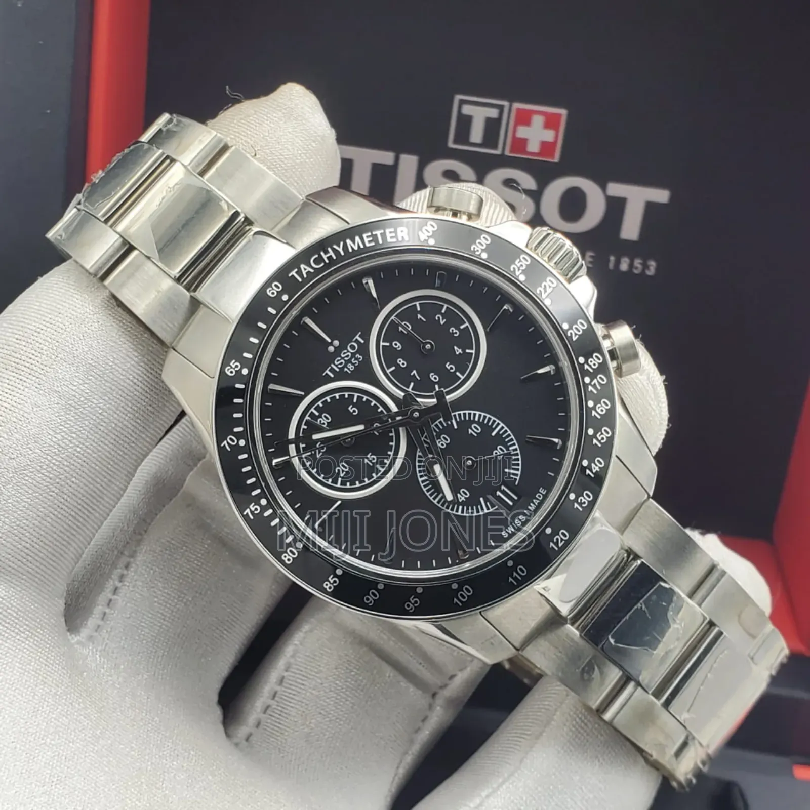 Authentic Tissot Black Dial Watch