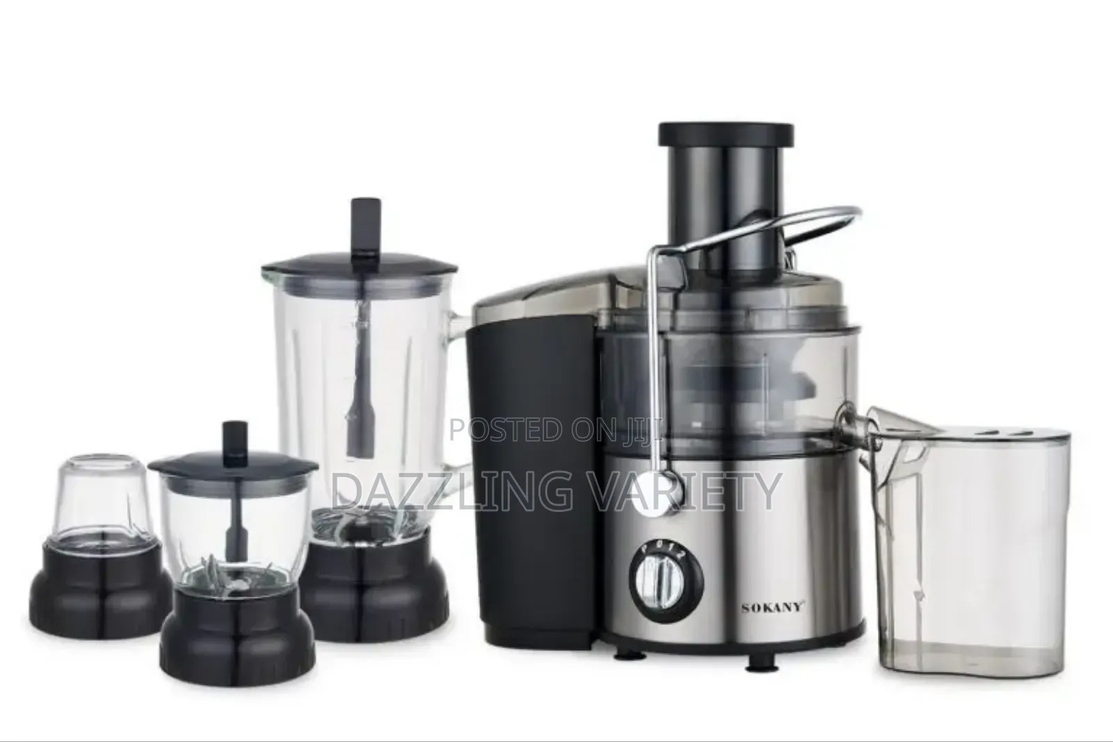 Sokany 4in1 Juice Extractor, Blender, Meat Mincer Coffee Grinder