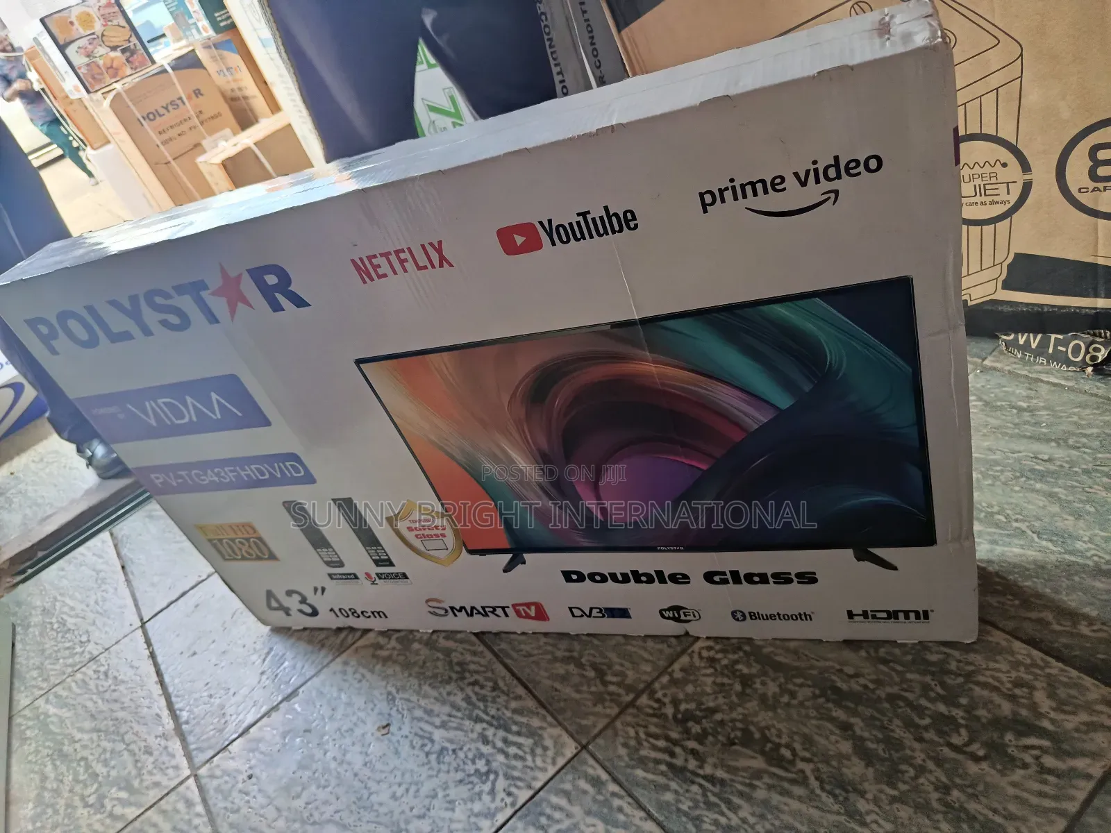 Polystar Smart Tv 43inches With Two Years Warranty.