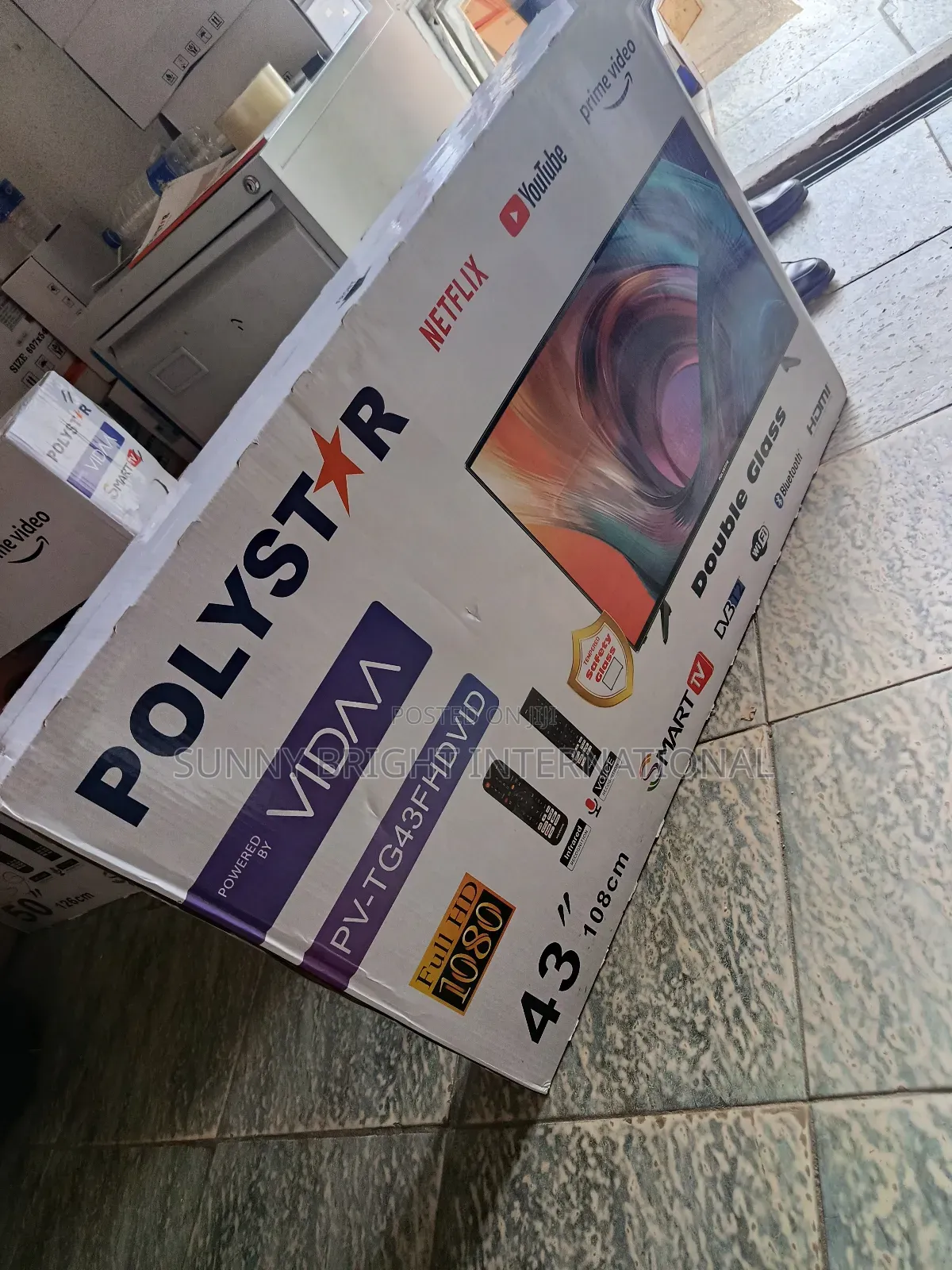 Polystar Smart Tv 43inches With Two Years Warranty.