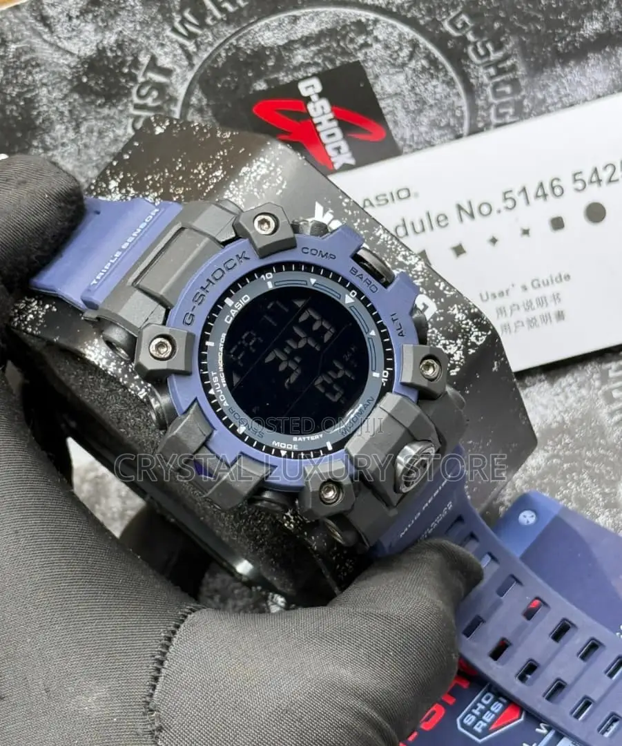 G-Shock Casio Quality Men Rubber Strap Wristwatch