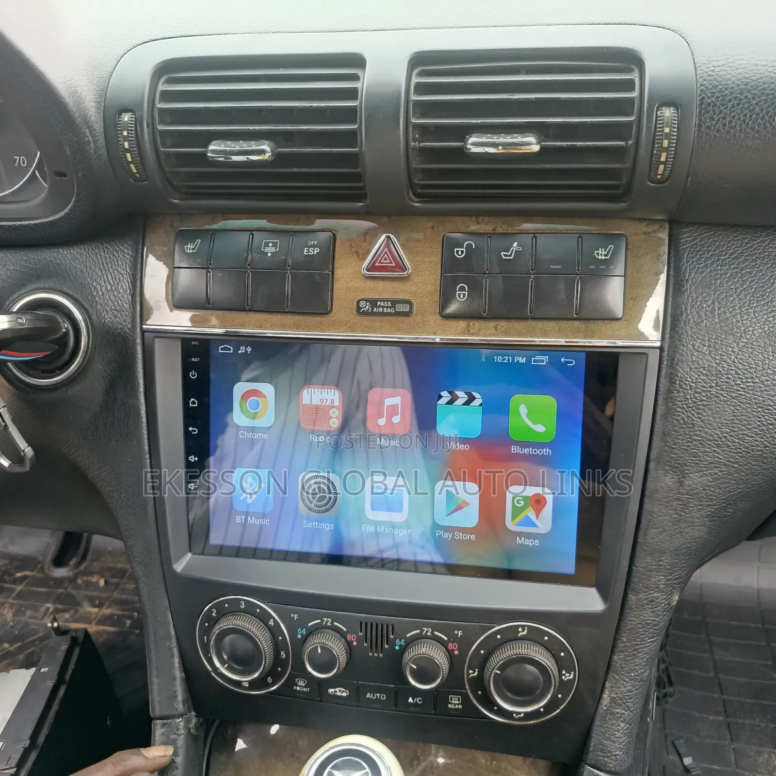Mercedes Benz C230/C240 Android Screen With Reverse Camera and GPS