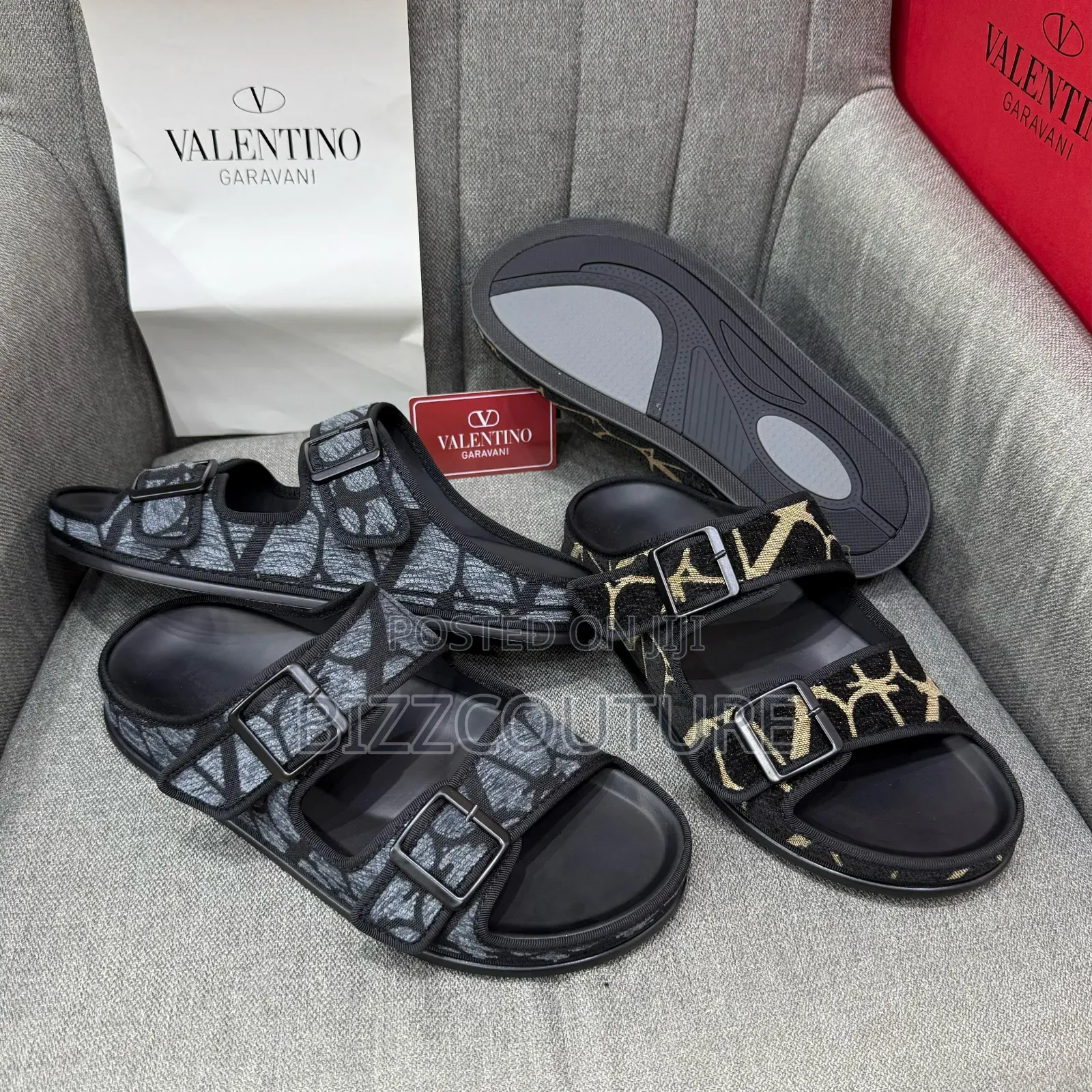 Original Valentino Palm Slippers Available in Store