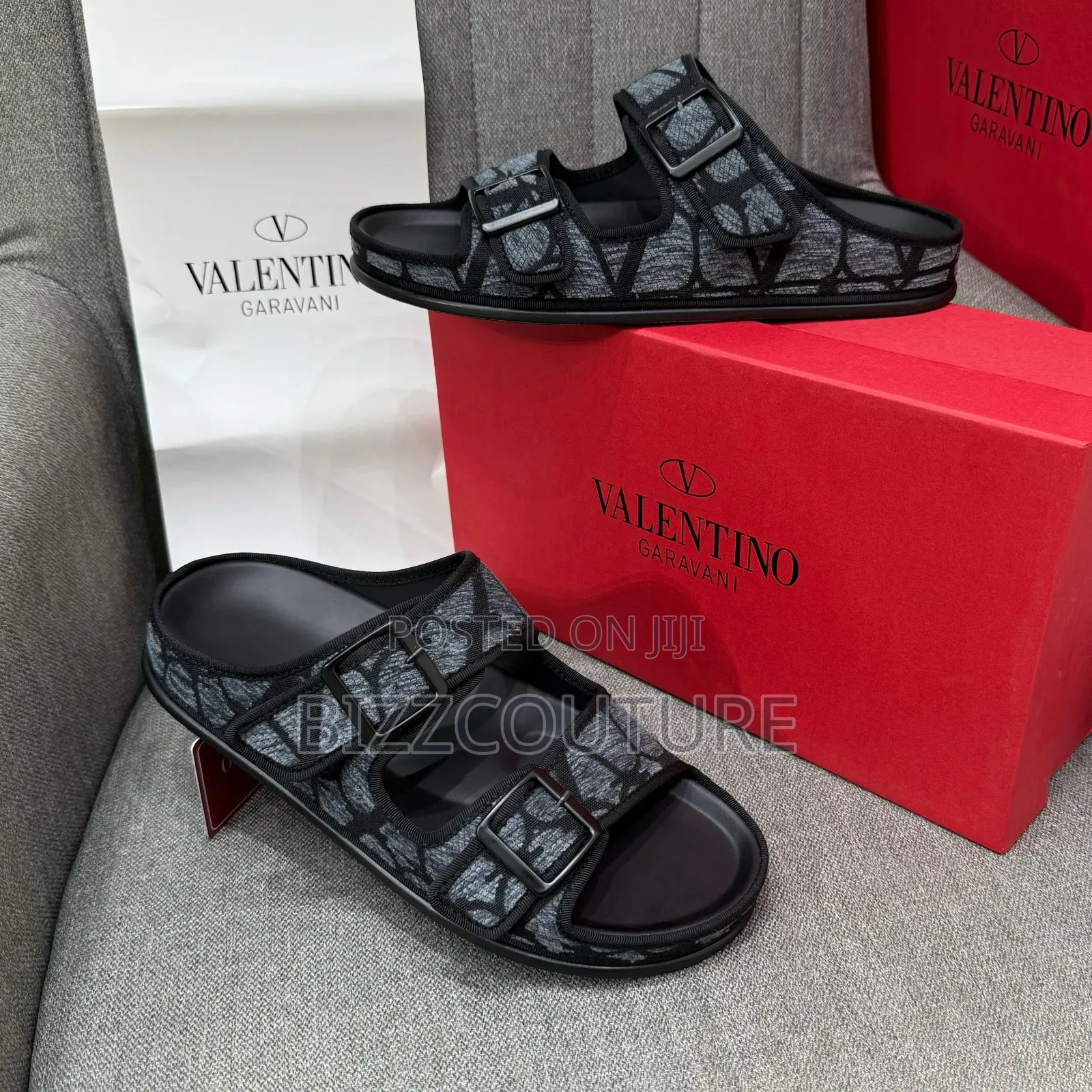 Original Valentino Palm Slippers Available in Store