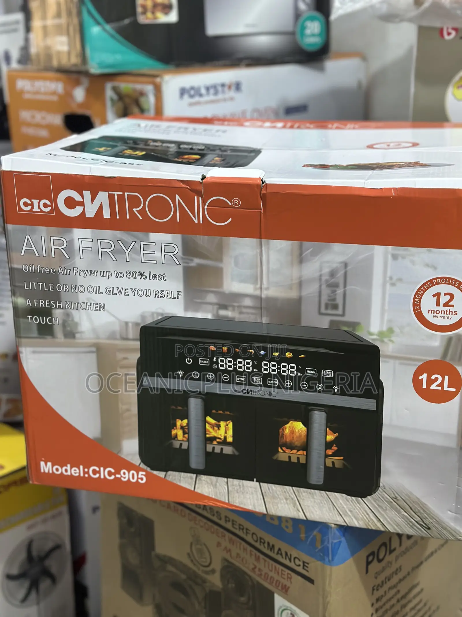 Style Cook Cic Cntronic 12l Air Fryer