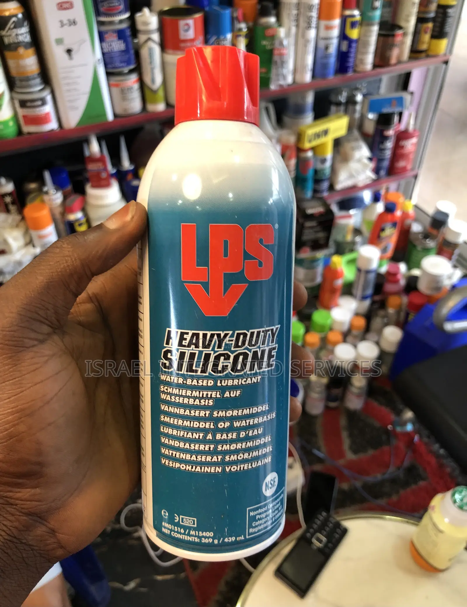 LPS Heavy Duty Silicone Water Based Lubricant 439 Ml