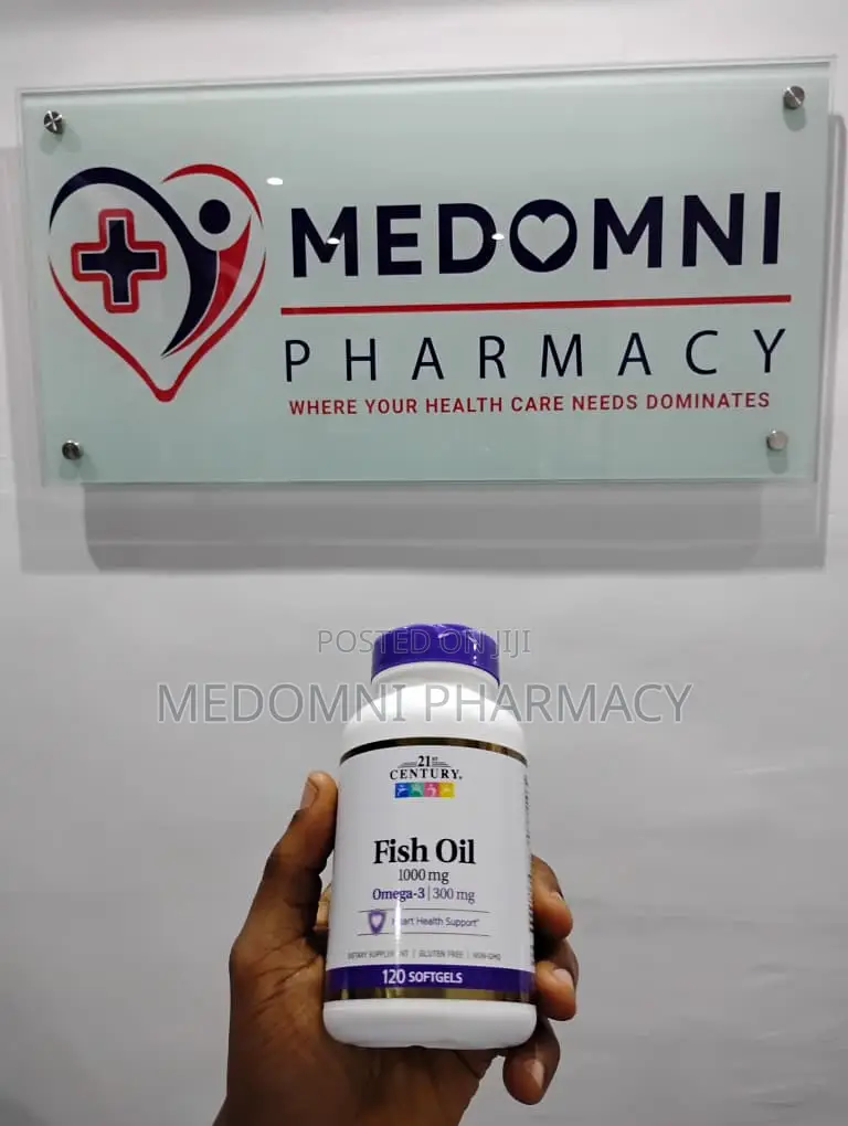 21st Century Omega-3 Fish Oil 1000mg – 120 Softgels