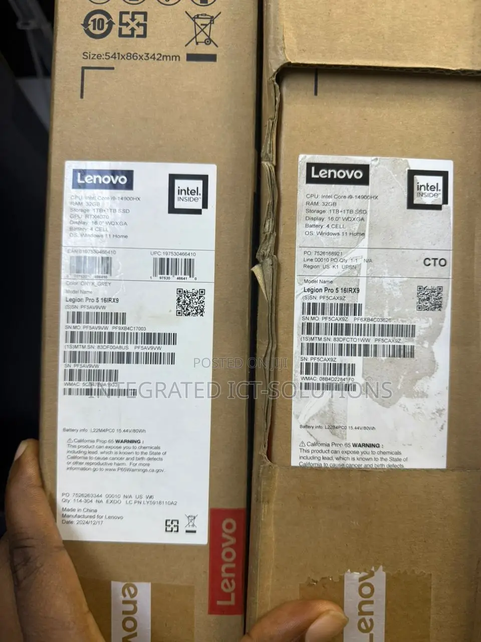 New Laptop Lenovo Legion 5 32GB Intel Core i9 SSD 2T