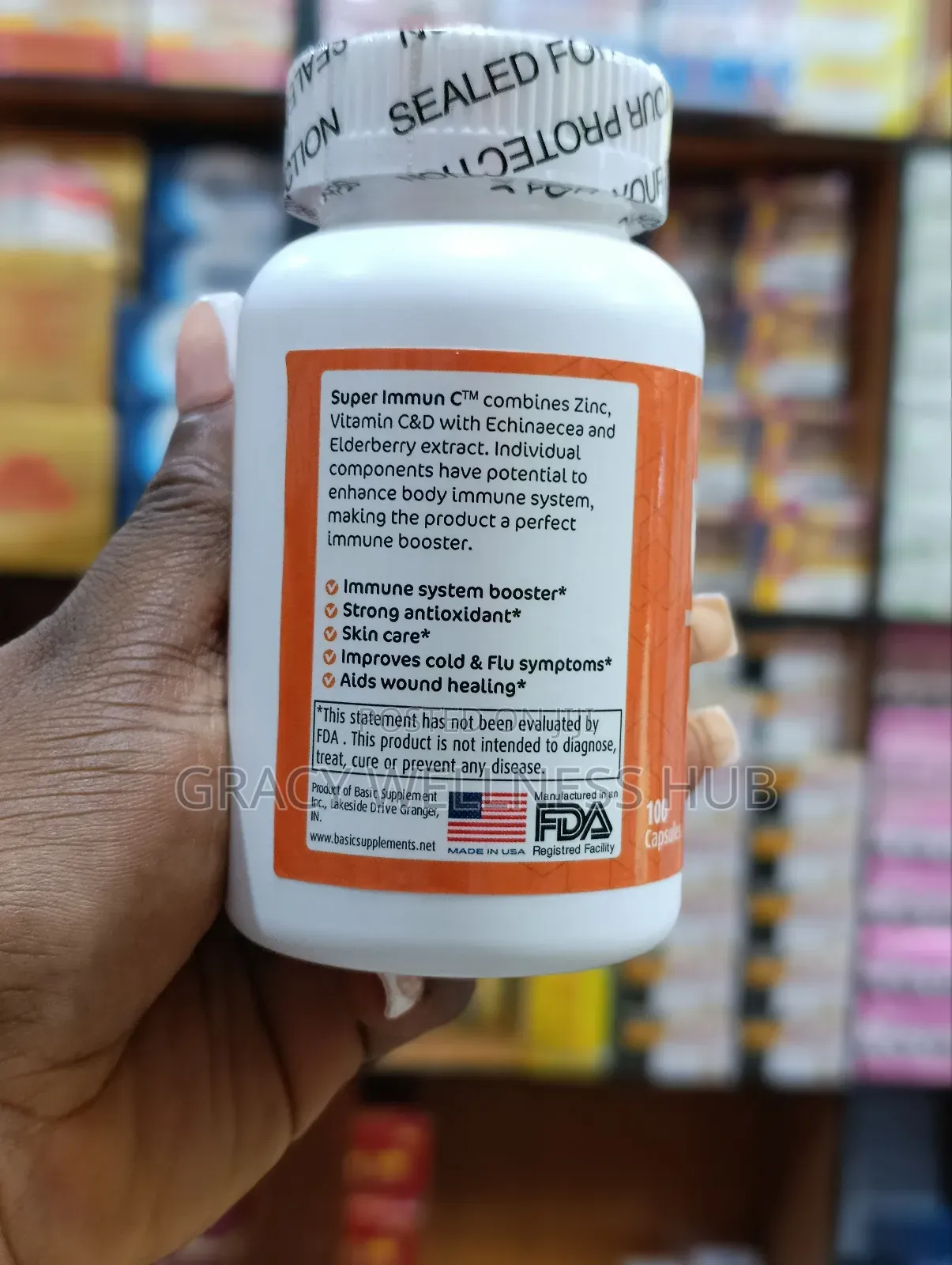 Basic Supplement Super Immune C - Immune System Booster 1