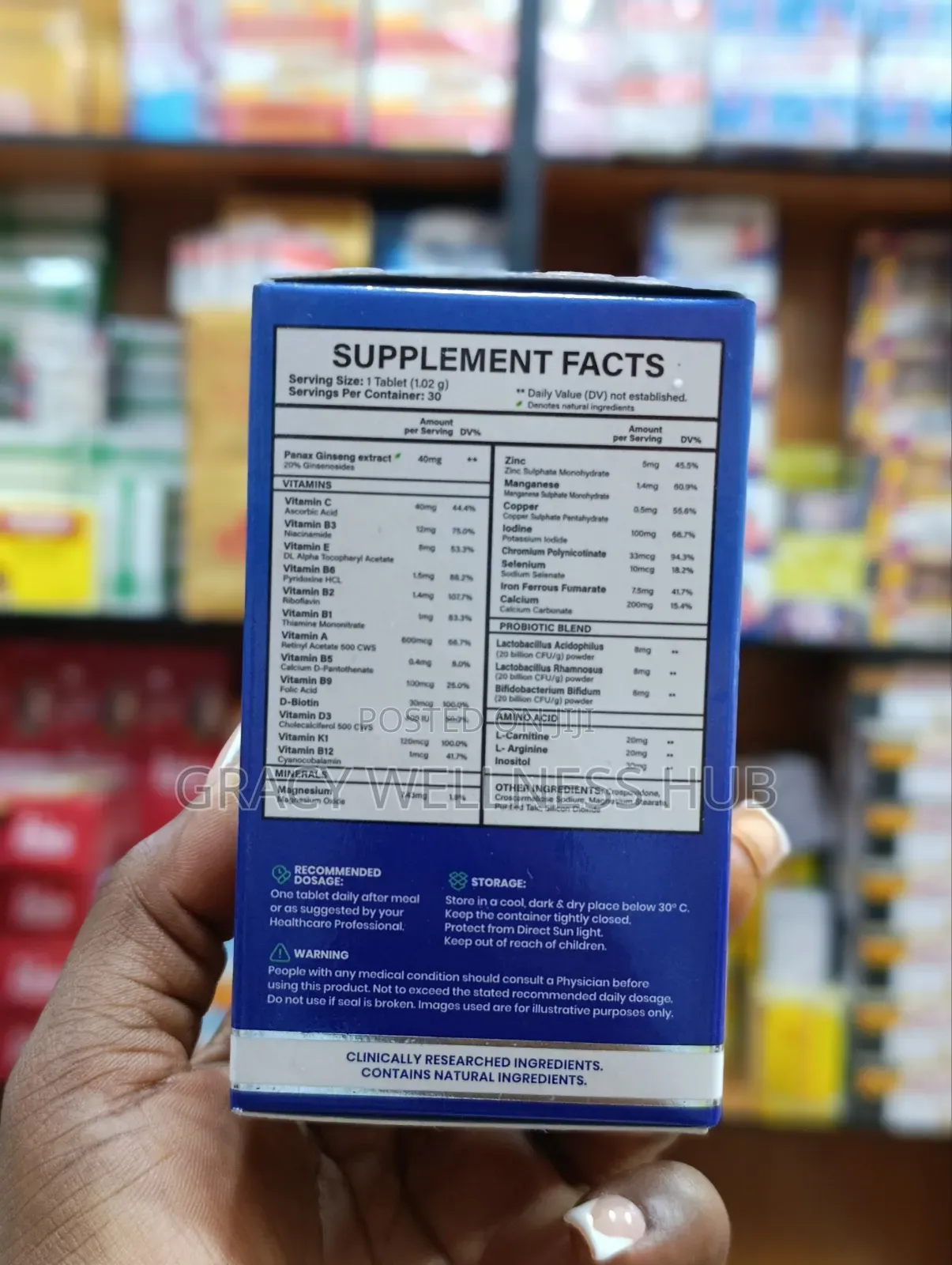 Nutrify Multi Vitamin for Men With Probiotics