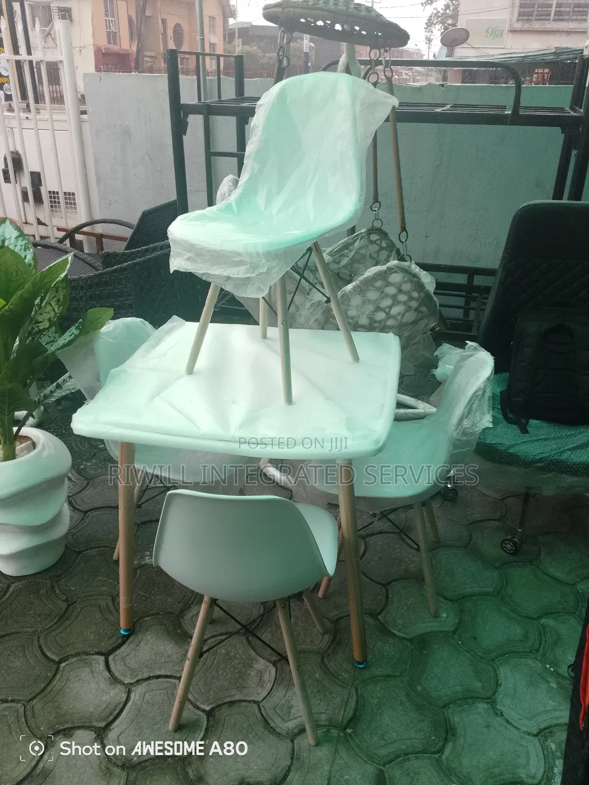 Plastic Table and Chairs