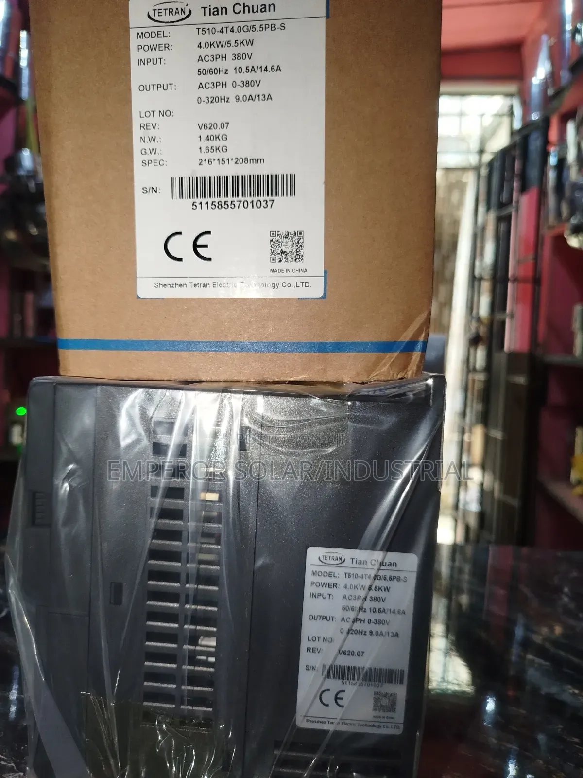 Frequency Drive (Vfd) 4kw