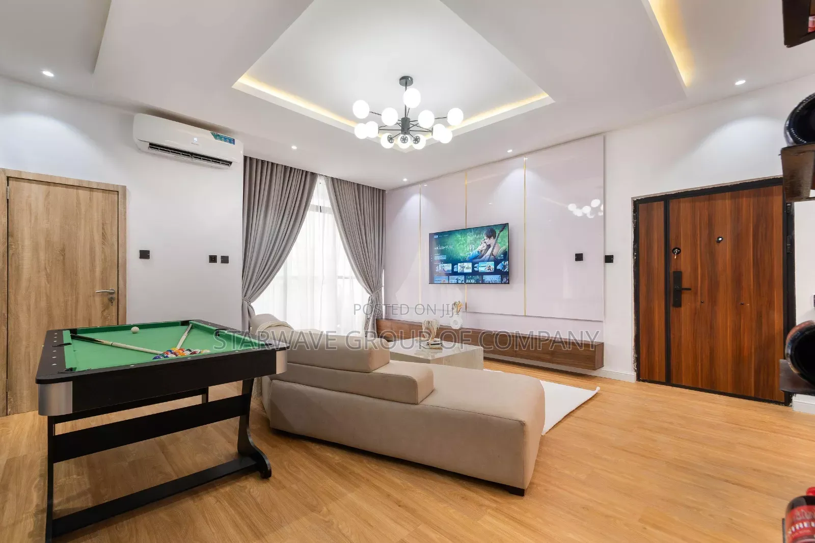 Luxuruous 2 Bedroom Apartment With Swimming Pool and Snooker