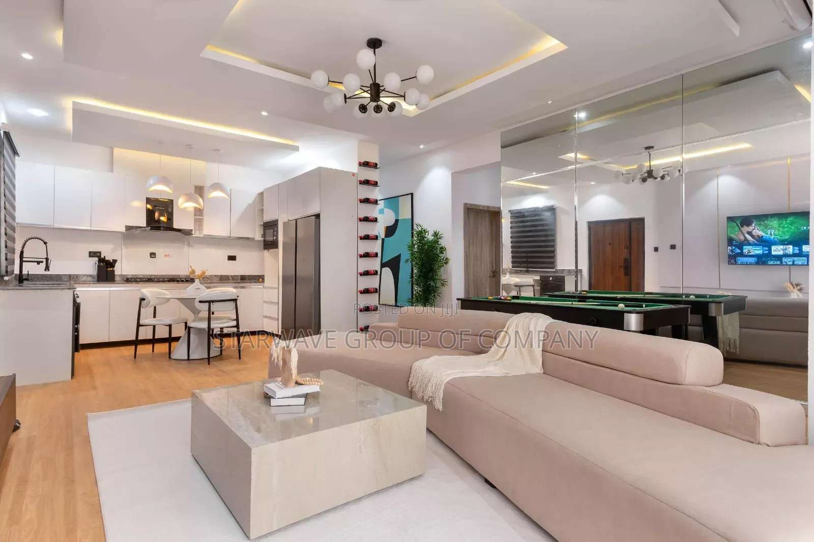 Luxuruous 2 Bedroom Apartment With Swimming Pool and Snooker