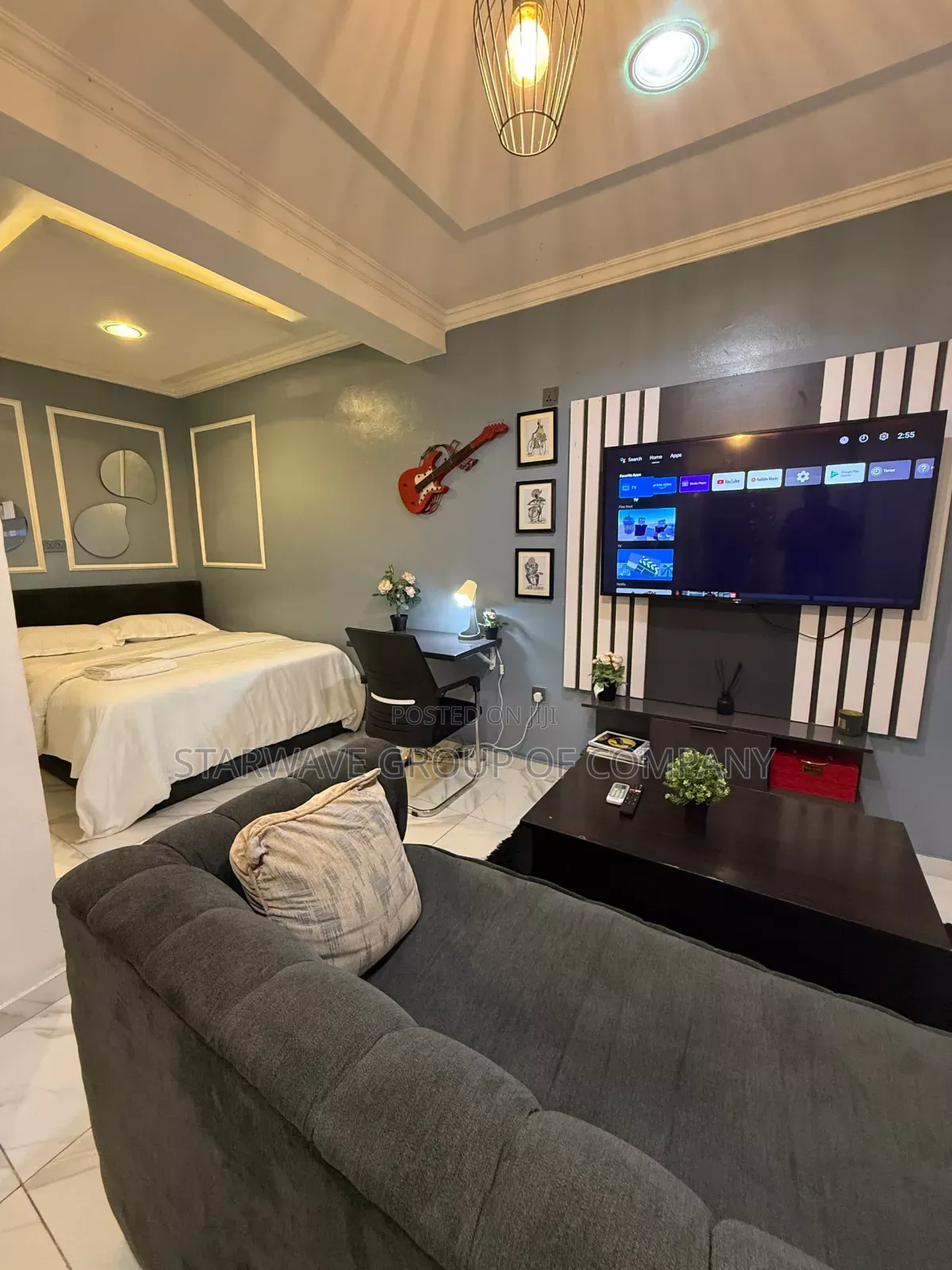 Studio Apartment With Balcony at Ikate Lekki