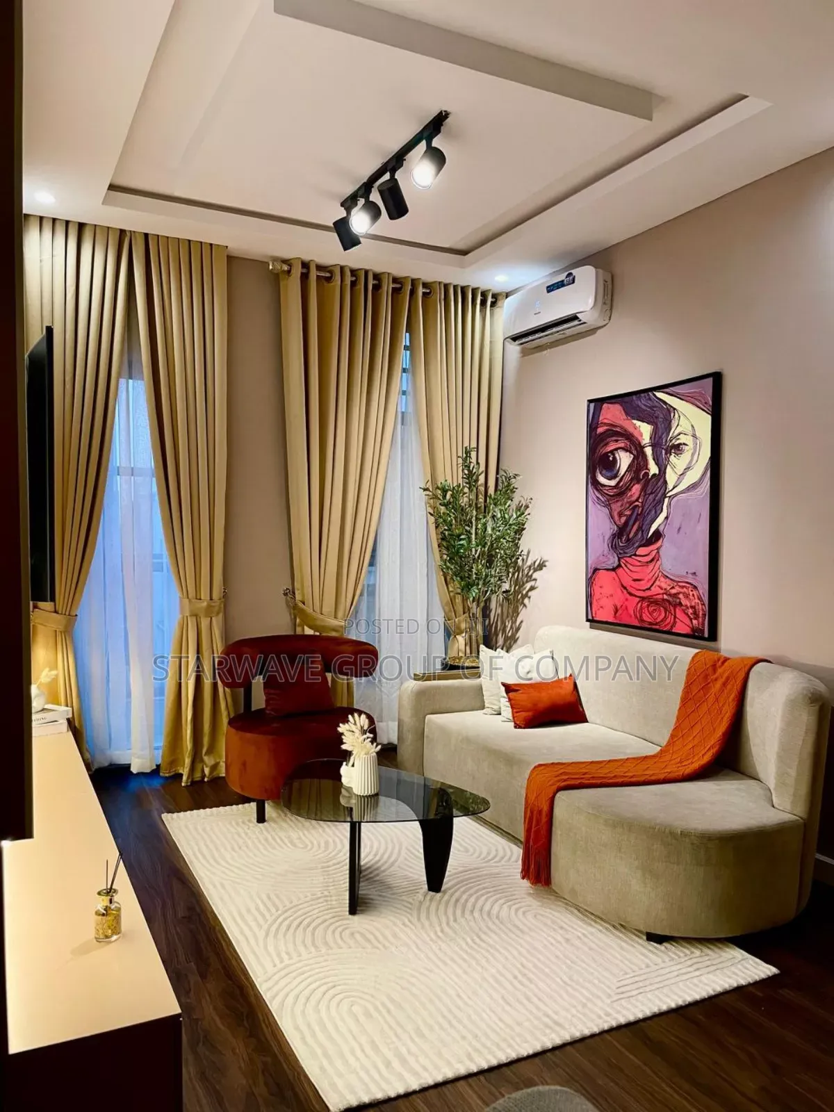 One Bedroom Apartment With Classy Interiors
