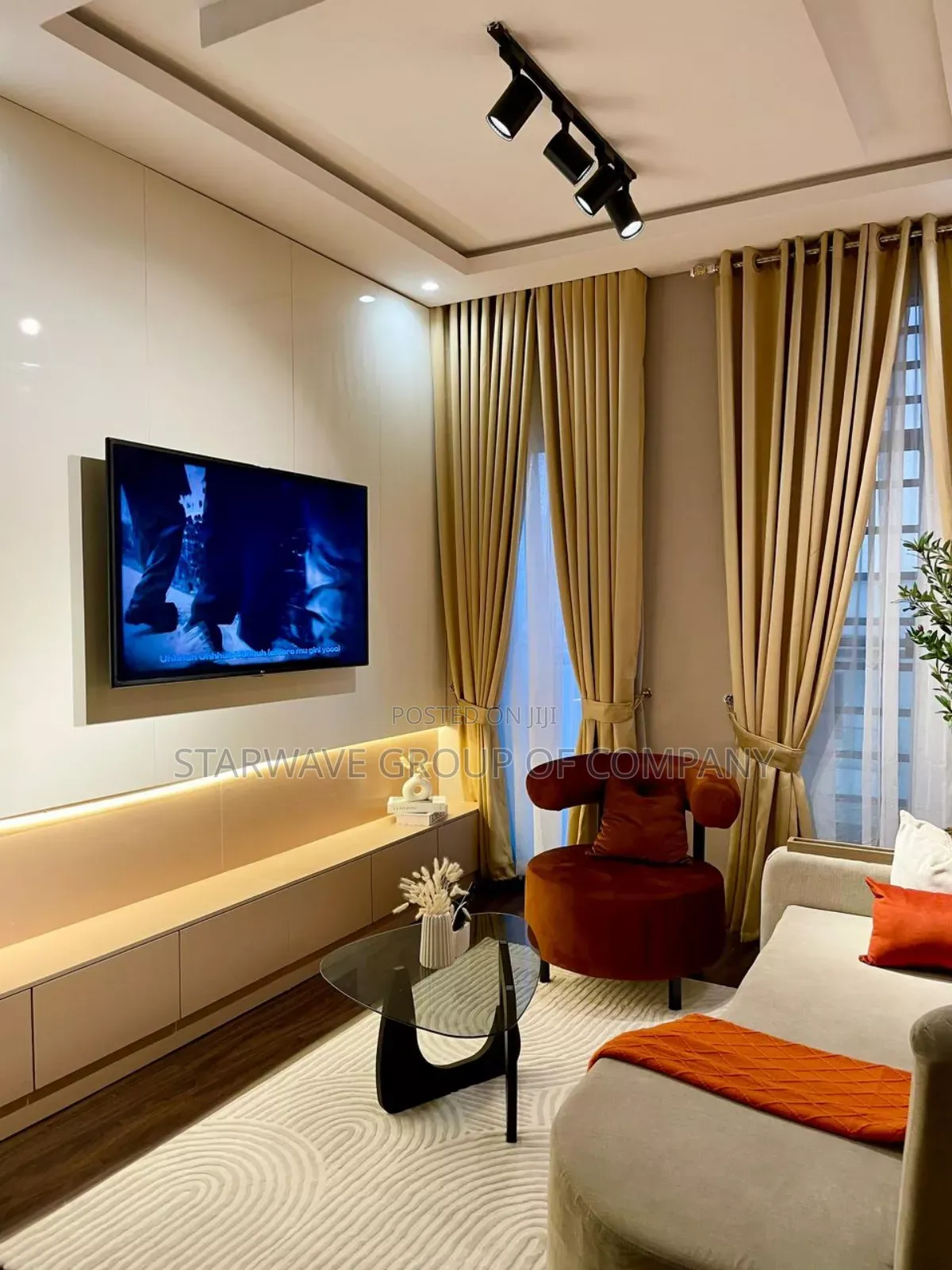 One Bedroom Apartment With Classy Interiors
