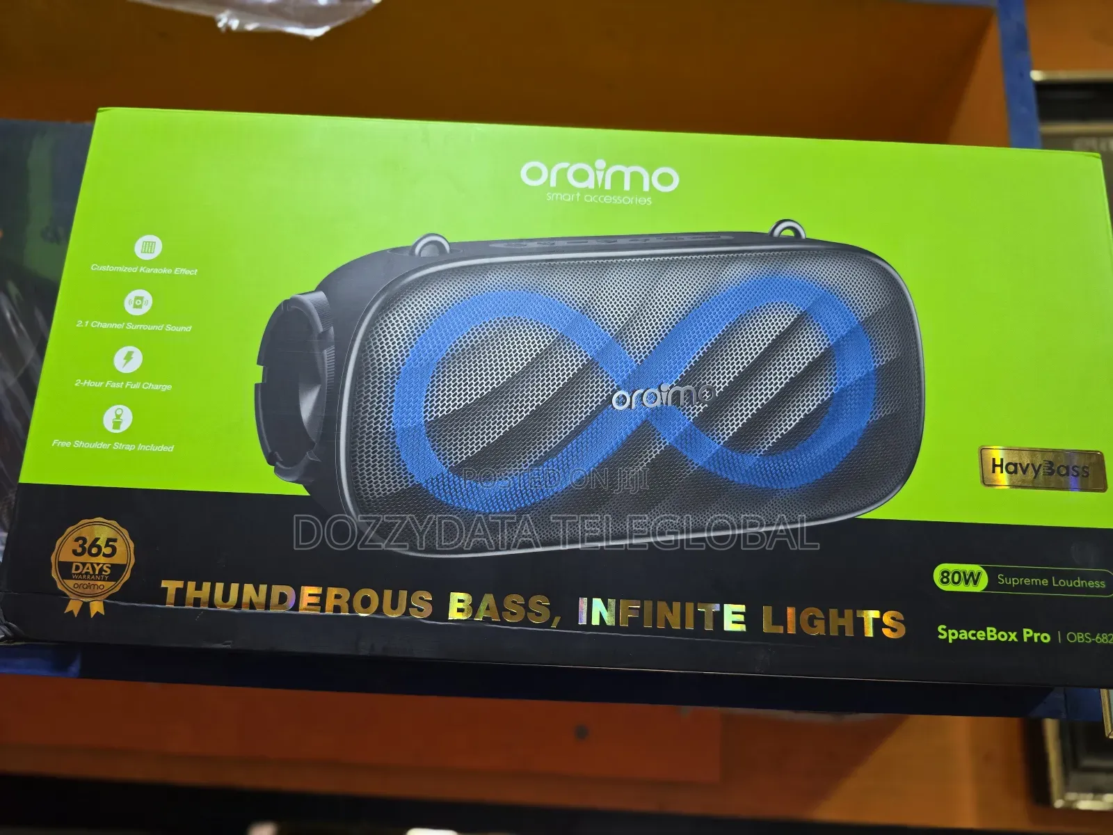 Oraimo Spacebox Pro 80w Portable Wireless Speaker
