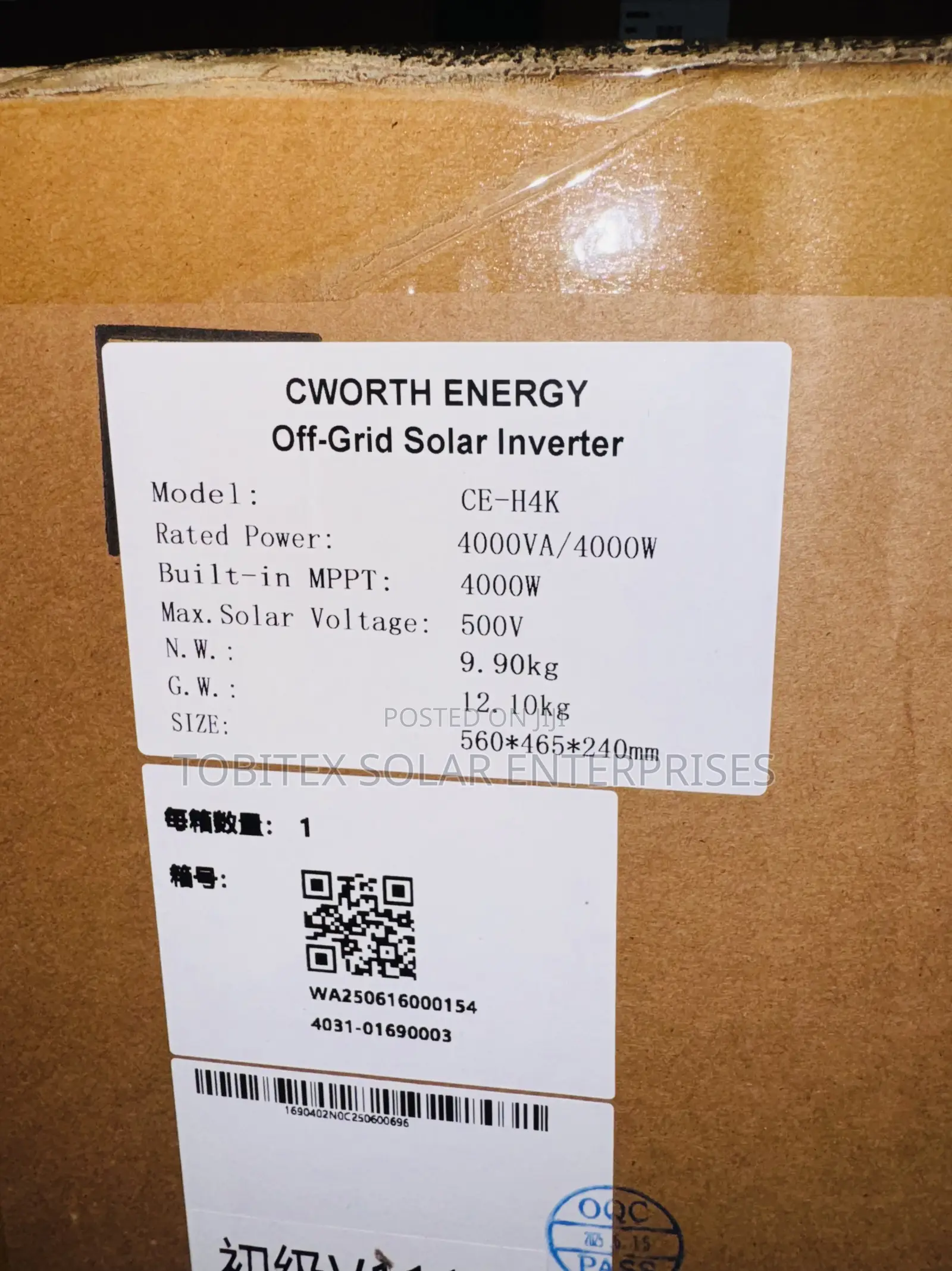 4kva Cworth Energy Hybrid Inverter